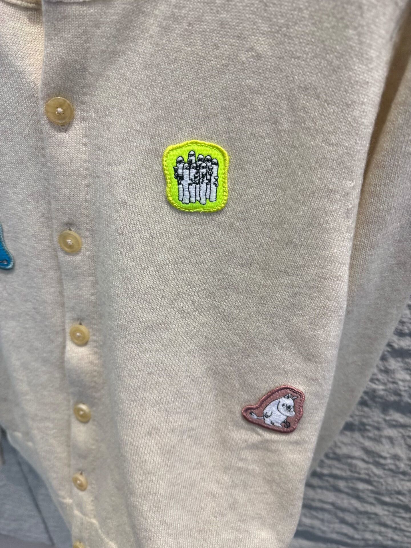 Acne Studios Acne Studios x Moomin Patched Cardigan Size M Size US M / EU 48-50 / 2 - 3 Thumbnail