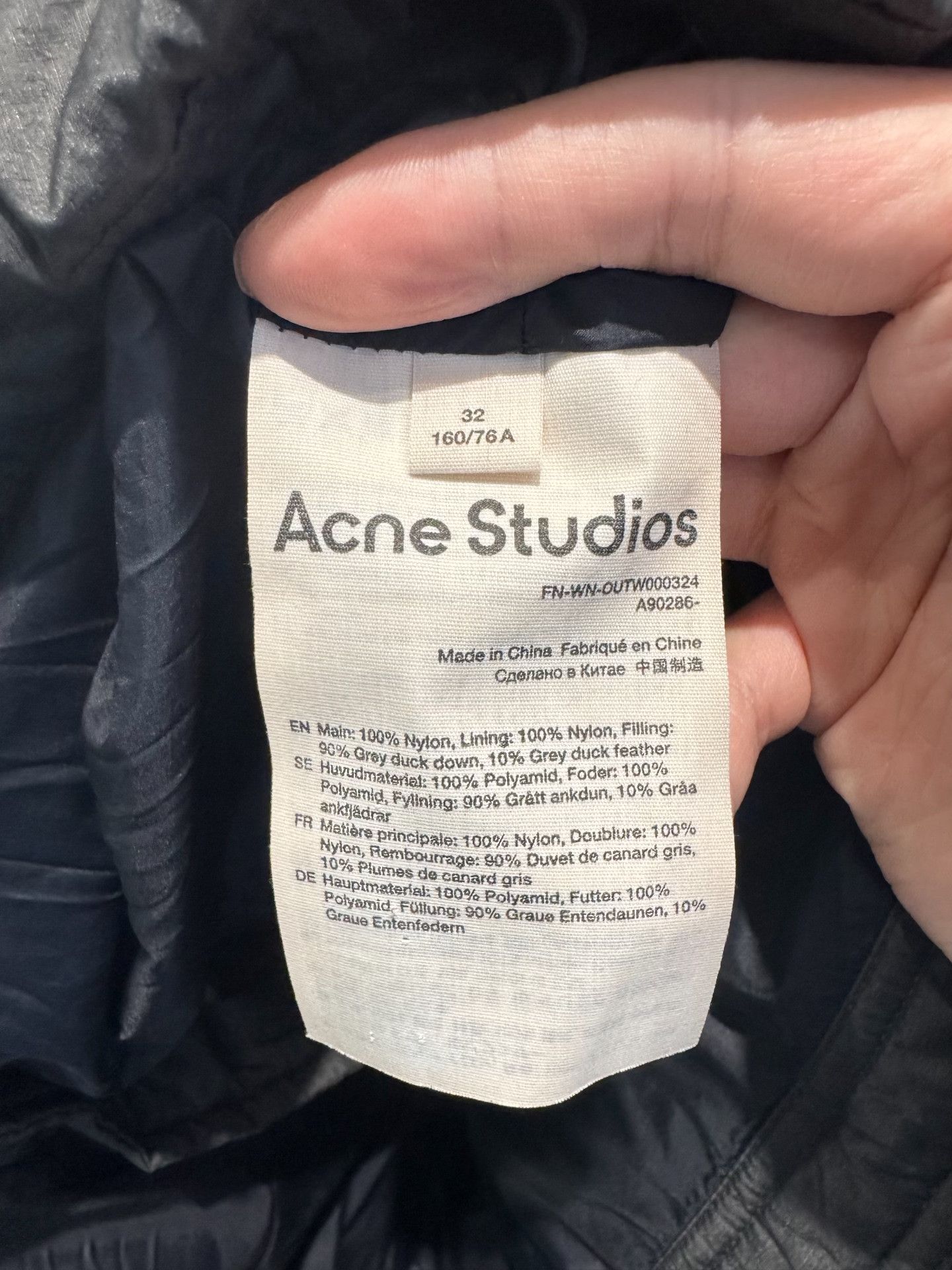Acne Studios Acne Studios Puffer Down Jacket Size 32 Size XXS / US 00 / IT 34 - 7 Thumbnail