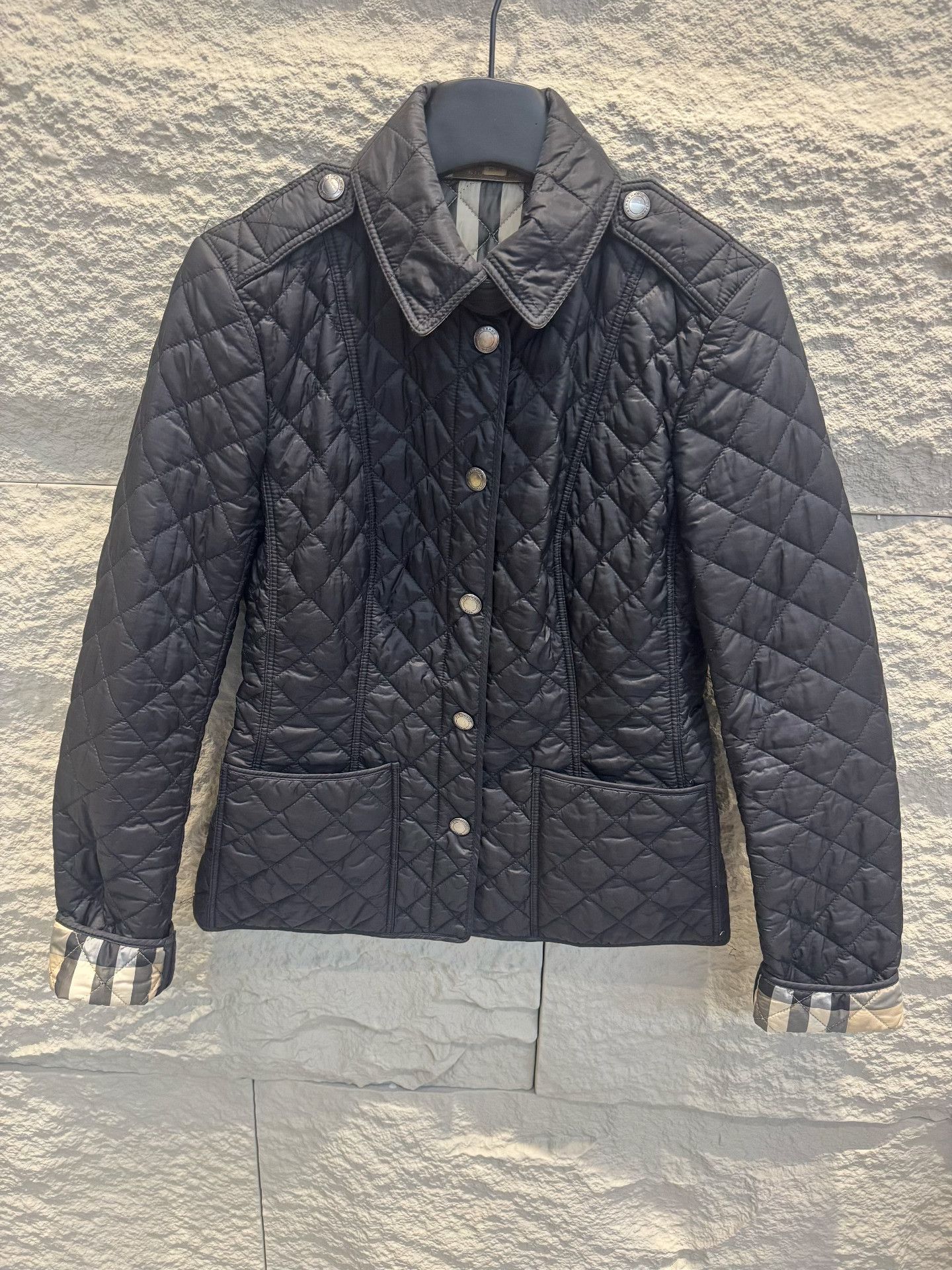Burberry Burberry Brit Diamond Quilted Jacket Size XS Size XS / US 0-2 / IT 36-38 - 2 Thumbnail