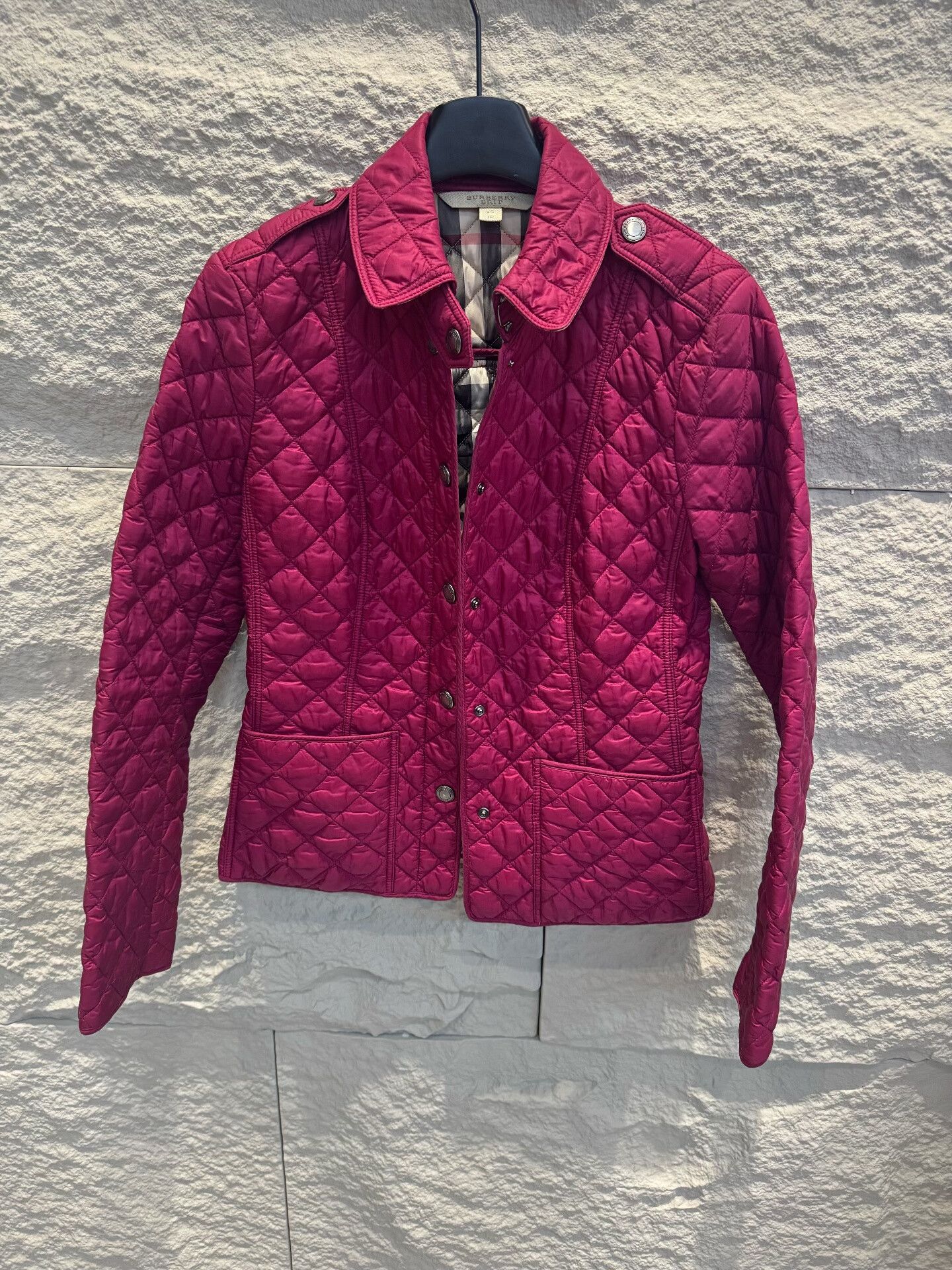 Burberry Burberry Brit Quilted Jacket Pink Size XS Size XS / US 0-2 / IT 36-38 - 2 Thumbnail