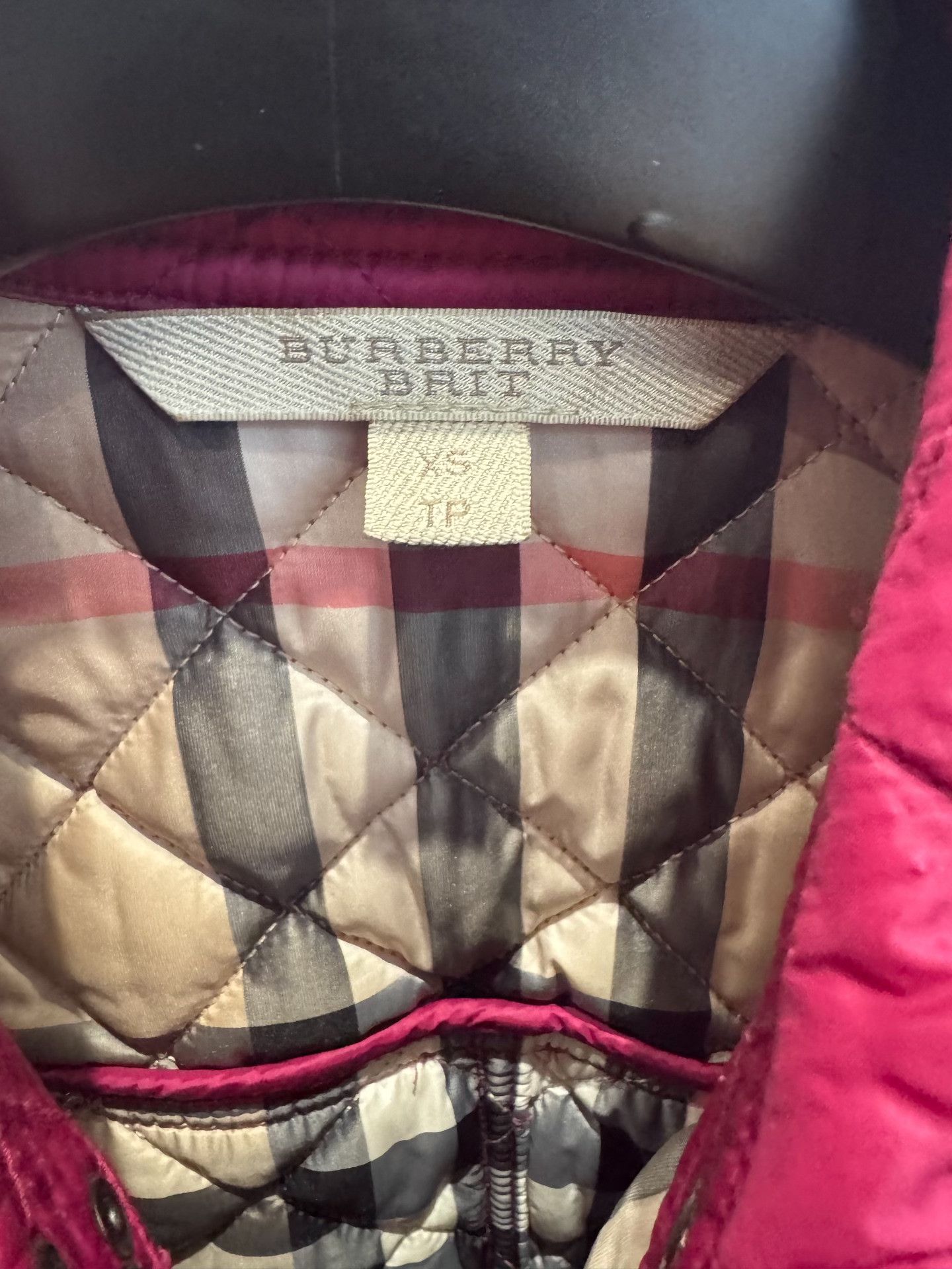 Burberry Burberry Brit Quilted Jacket Pink Size XS Size XS / US 0-2 / IT 36-38 - 3 Thumbnail