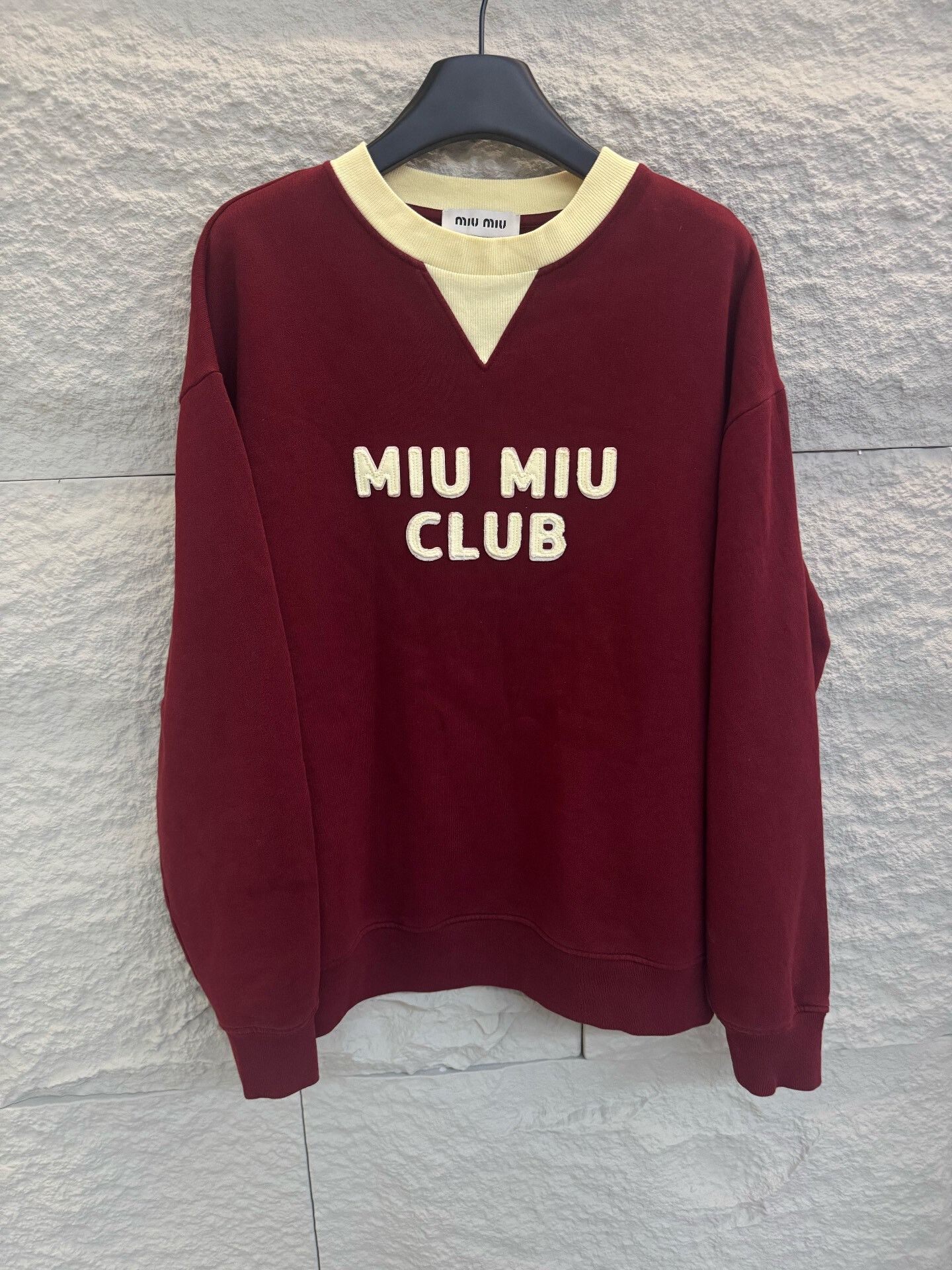 Miu Miu Miu Miu Club Embroidery Sweatshirt Size S Size S / US 4 / IT 40 - 2 Thumbnail