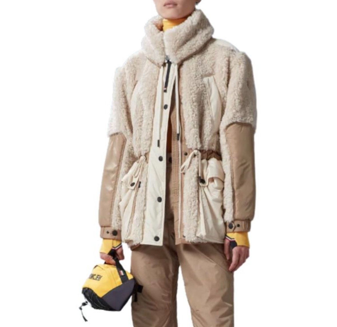 Moncler Moncler Grenoble Shearling Jacket Beige Size XS Size XS / US 0-2 / IT 36-38 - 8 Thumbnail