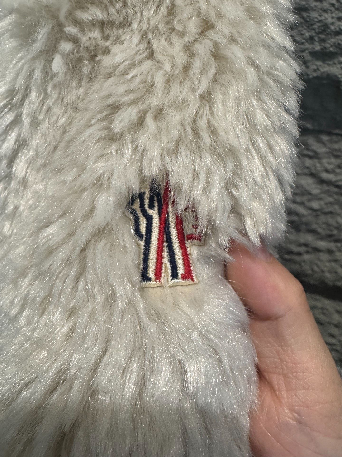 Moncler Moncler Grenoble Shearling Jacket Beige Size XS Size XS / US 0-2 / IT 36-38 - 4 Thumbnail