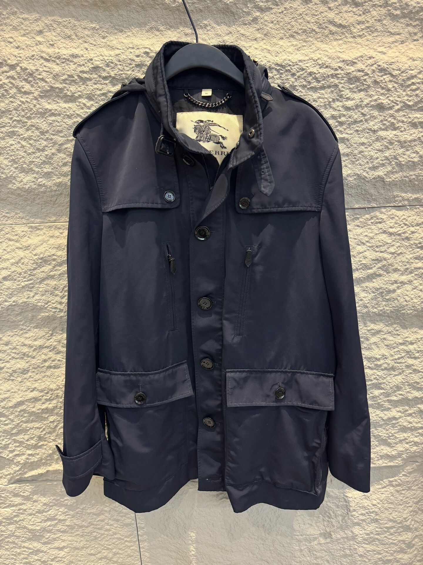 Burberry Burberry Hooded Field Jacket XL Size US XL / EU 56 / 4 - 2 Thumbnail