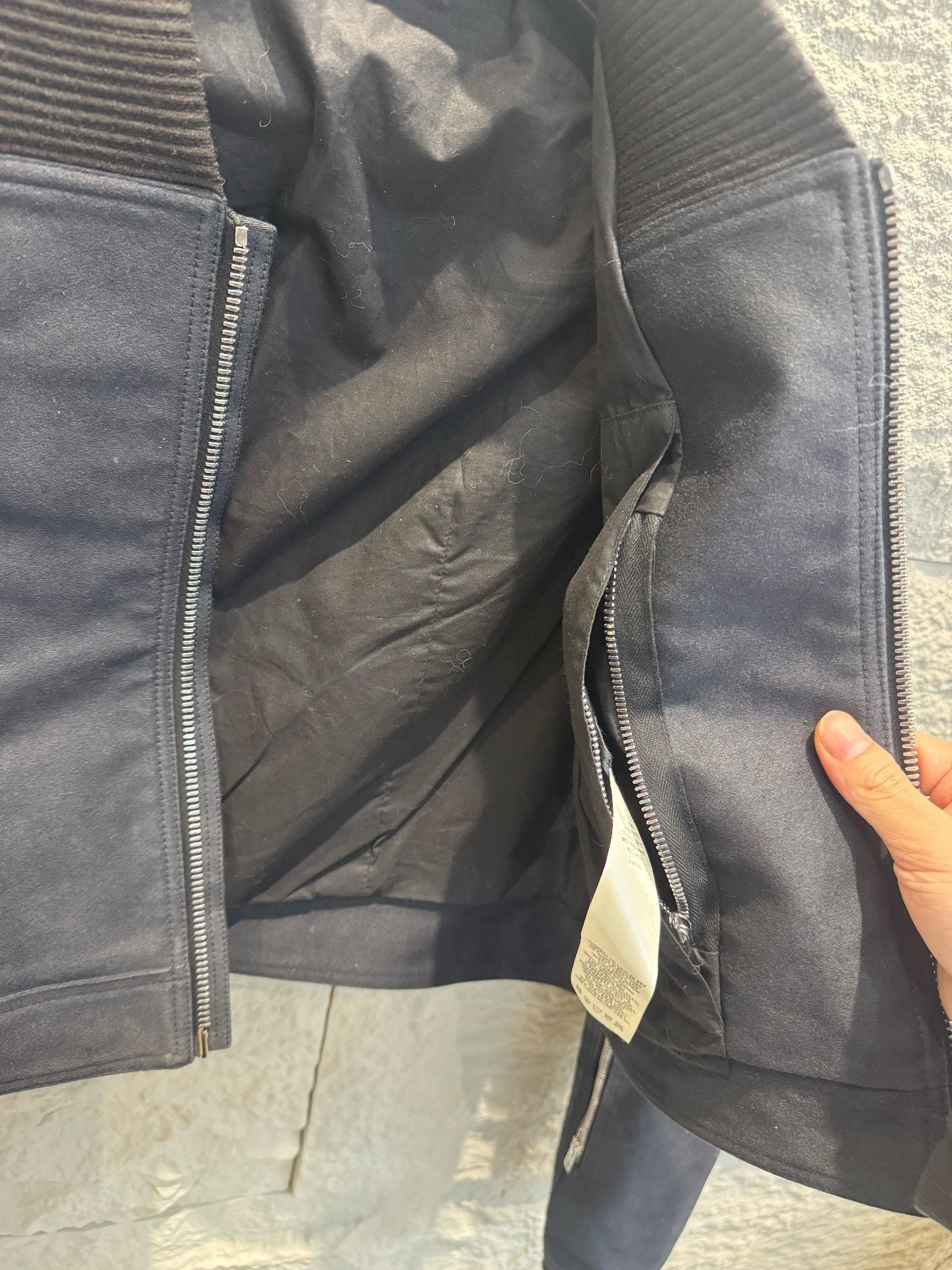 Rick Owens Rick Owens Black Bomber Jacket Size M Size US M / EU 48-50 / 2 - 3 Thumbnail