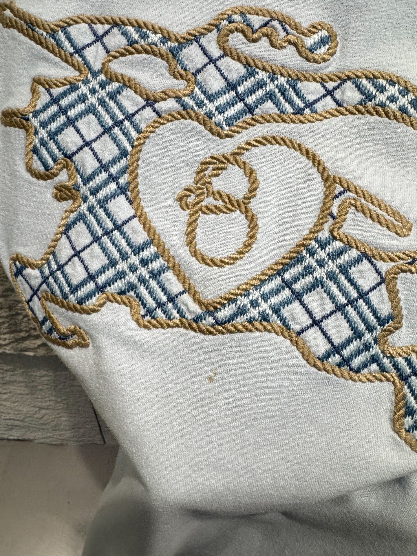 Burberry Burberry Embroidered Logo T-Shirt Size M Size US M / EU 48-50 / 2 - 6 Thumbnail