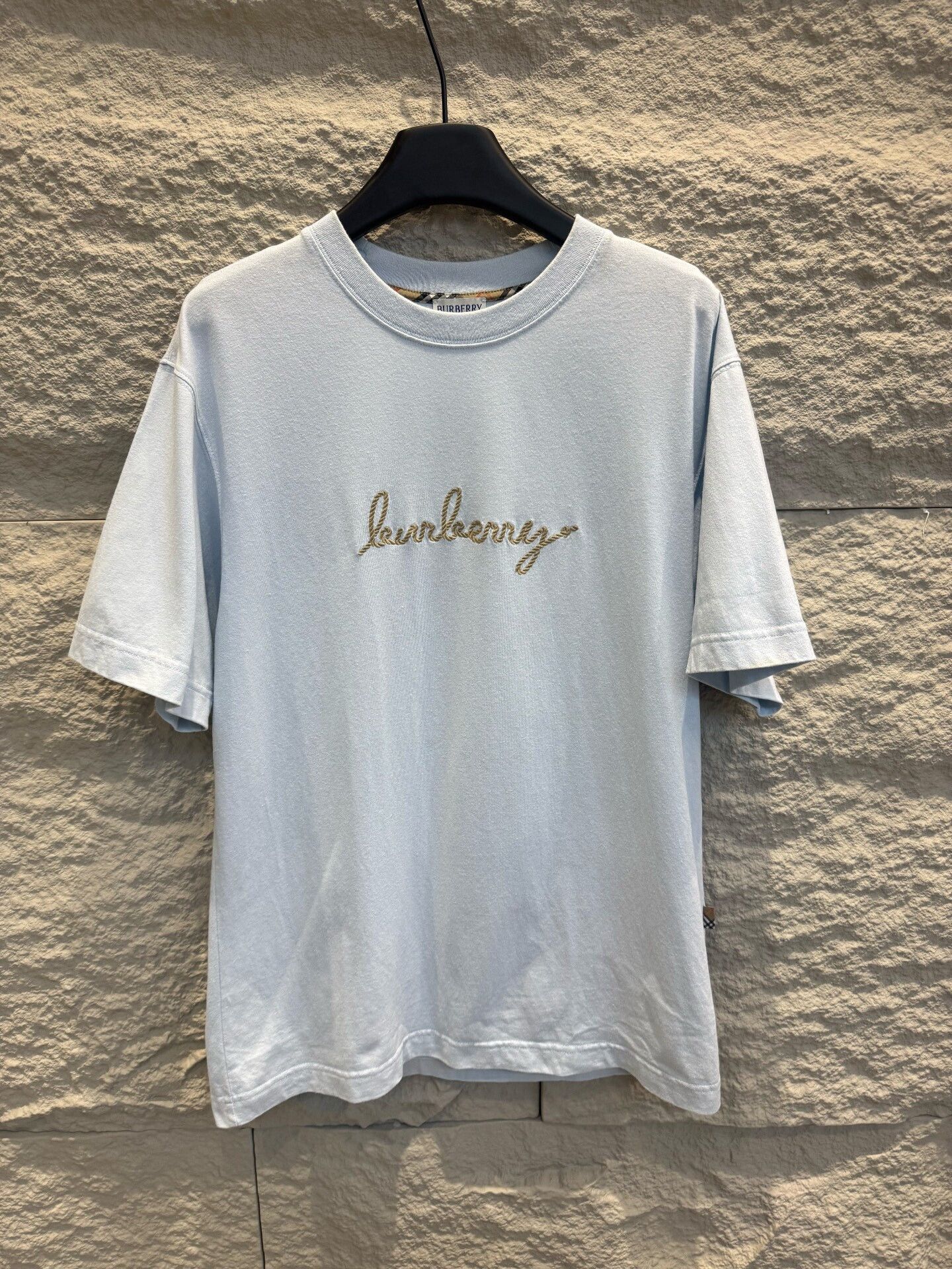 Burberry Burberry Embroidered Logo T-Shirt Size M Size US M / EU 48-50 / 2 - 2 Thumbnail