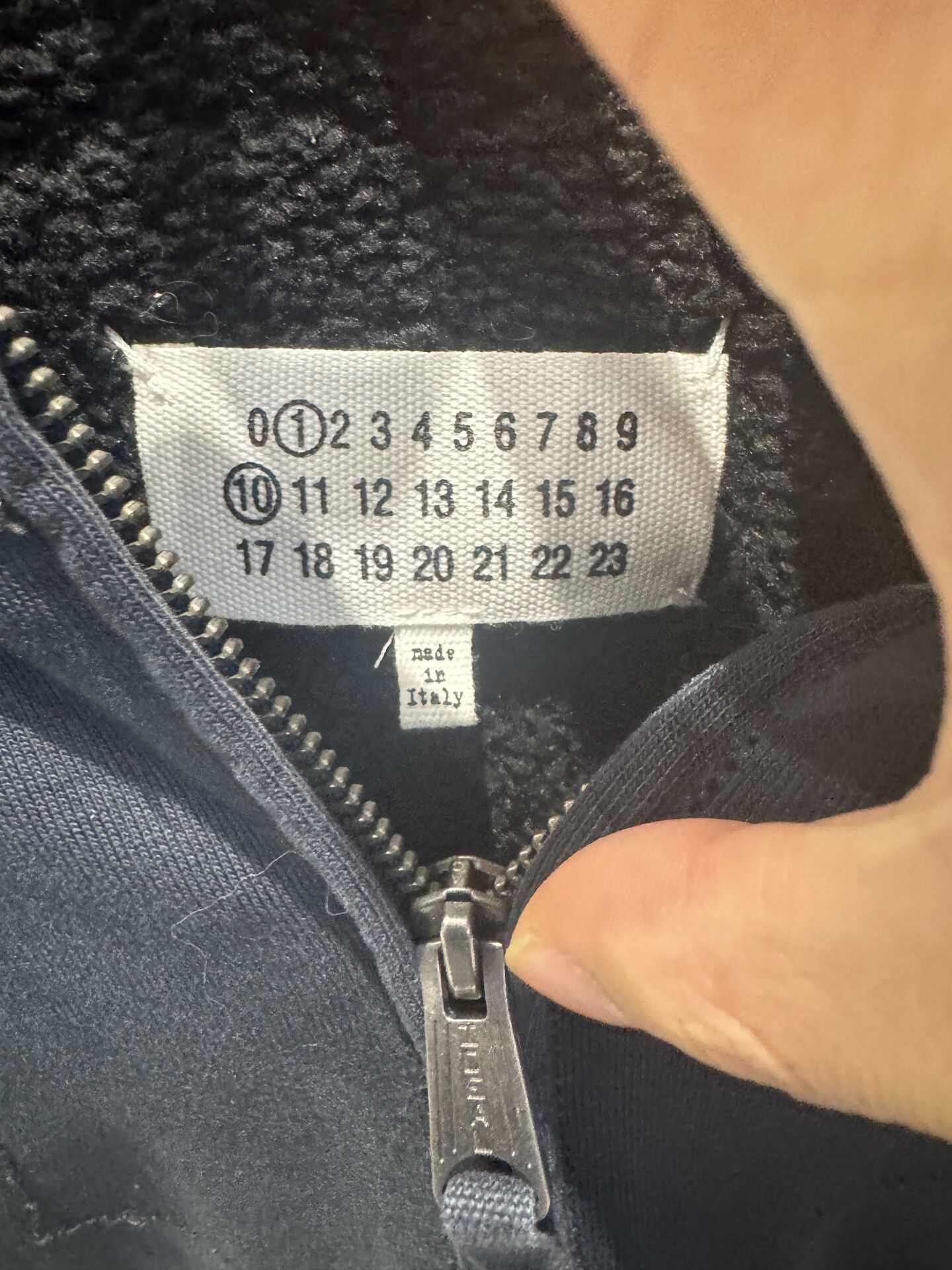 Maison Margiela Maison Margiela Fleece Lined Zip Hoodie Size XS Size US XS / EU 42 / 0 - 3 Thumbnail