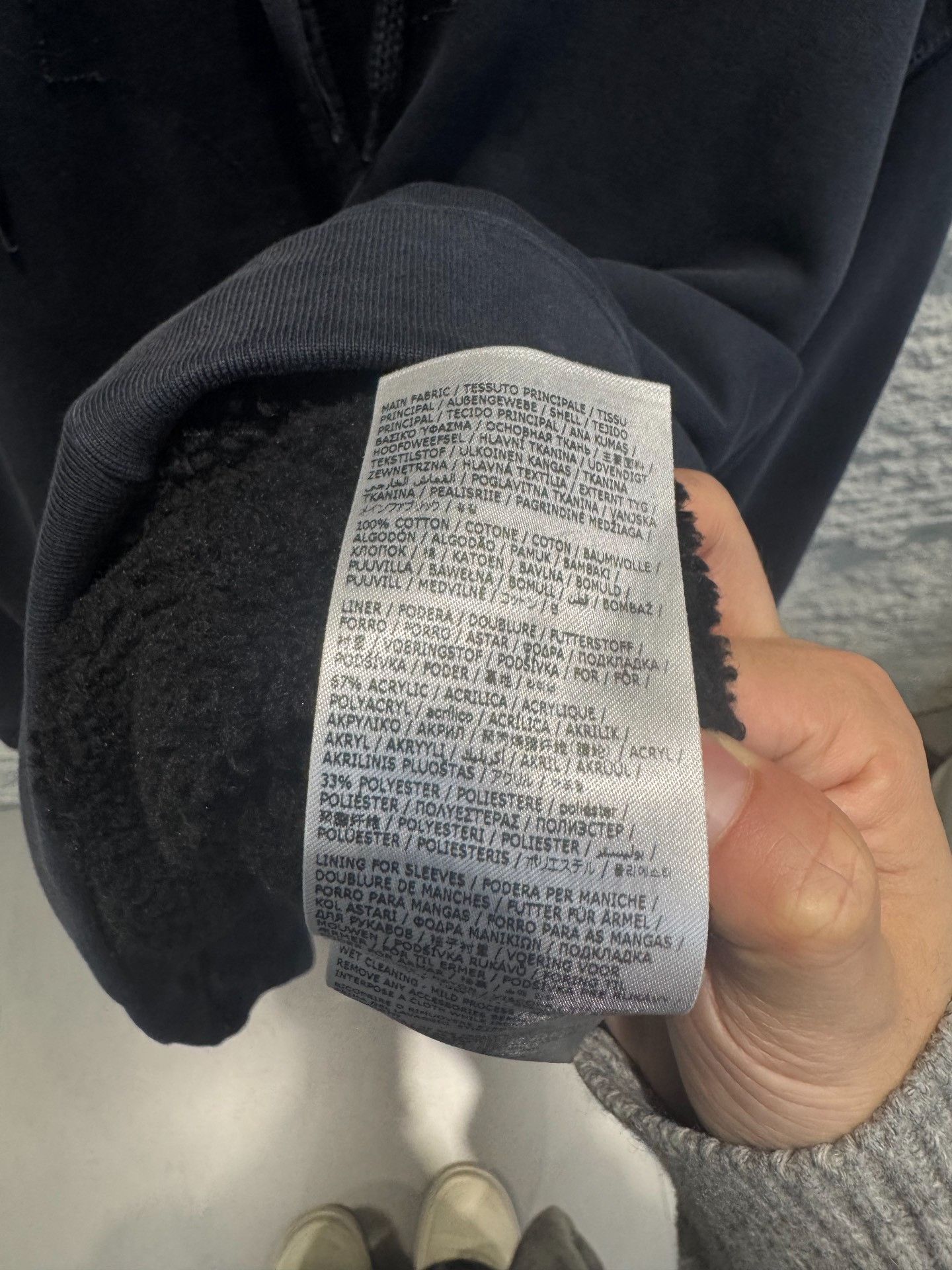 Maison Margiela Maison Margiela Fleece Lined Zip Hoodie Size XS Size US XS / EU 42 / 0 - 7 Thumbnail