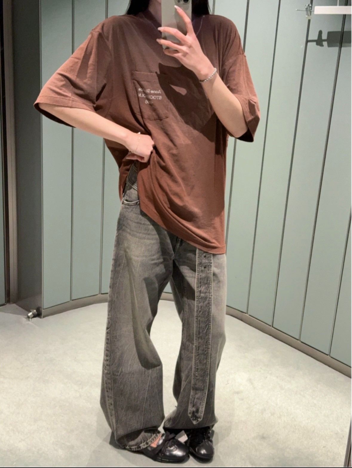 Acne Studios Acne Studios Belted Washed Denim Jeans Size 26 Size US 26 / EU 42 - 8 Thumbnail