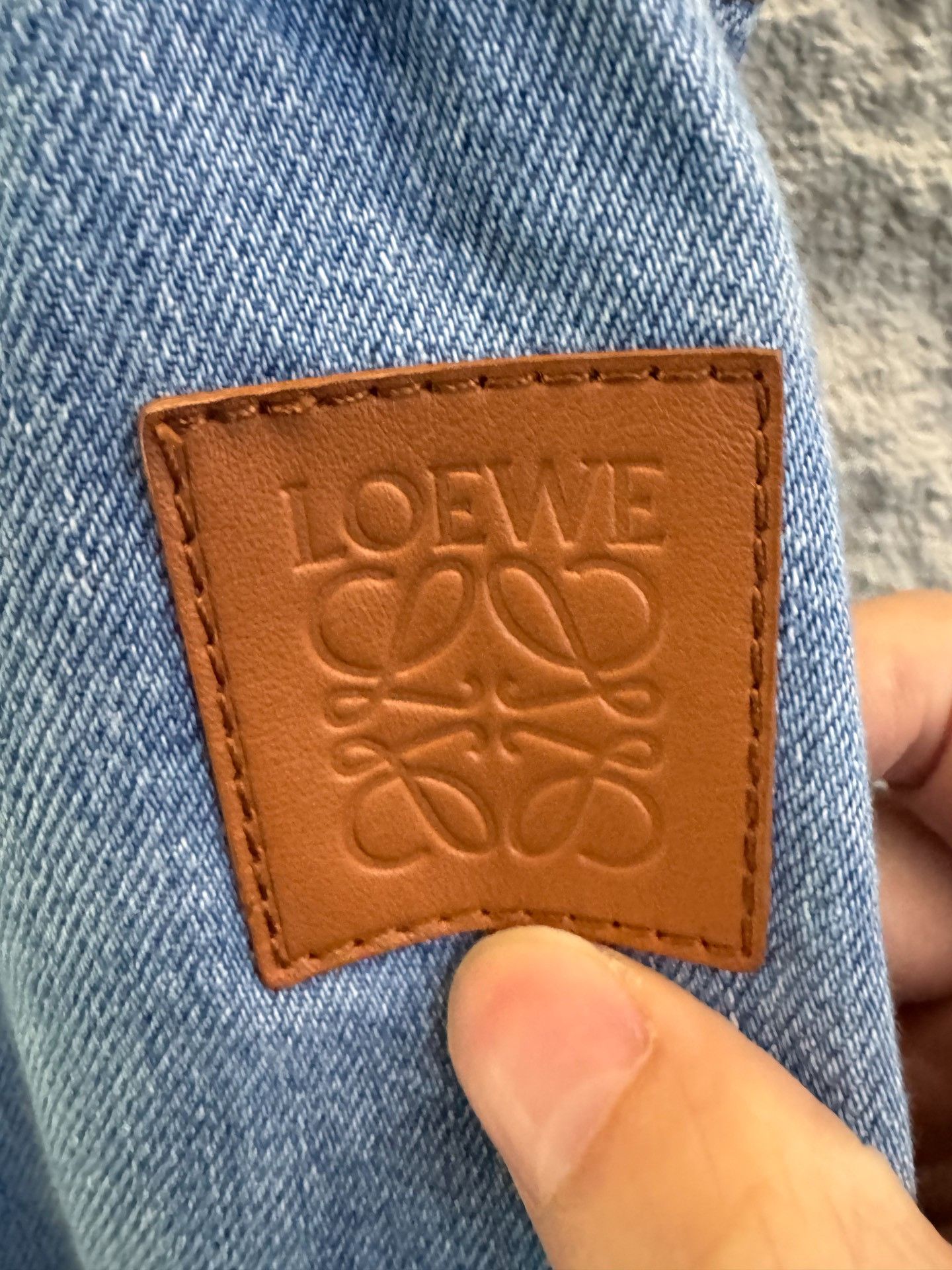 Loewe Loewe Leather Patch Belted Jeans Size 36 Size 25" / US 0 / IT 36 - 5 Thumbnail
