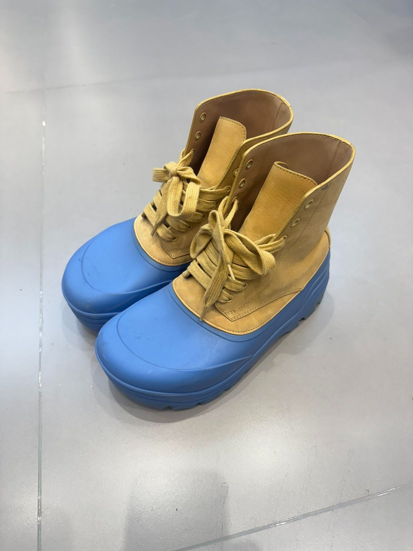 Loewe Loewe Two-Tone Rubber High-Top Boots Size 8 Size US 8 / EU 41 - 2 Thumbnail