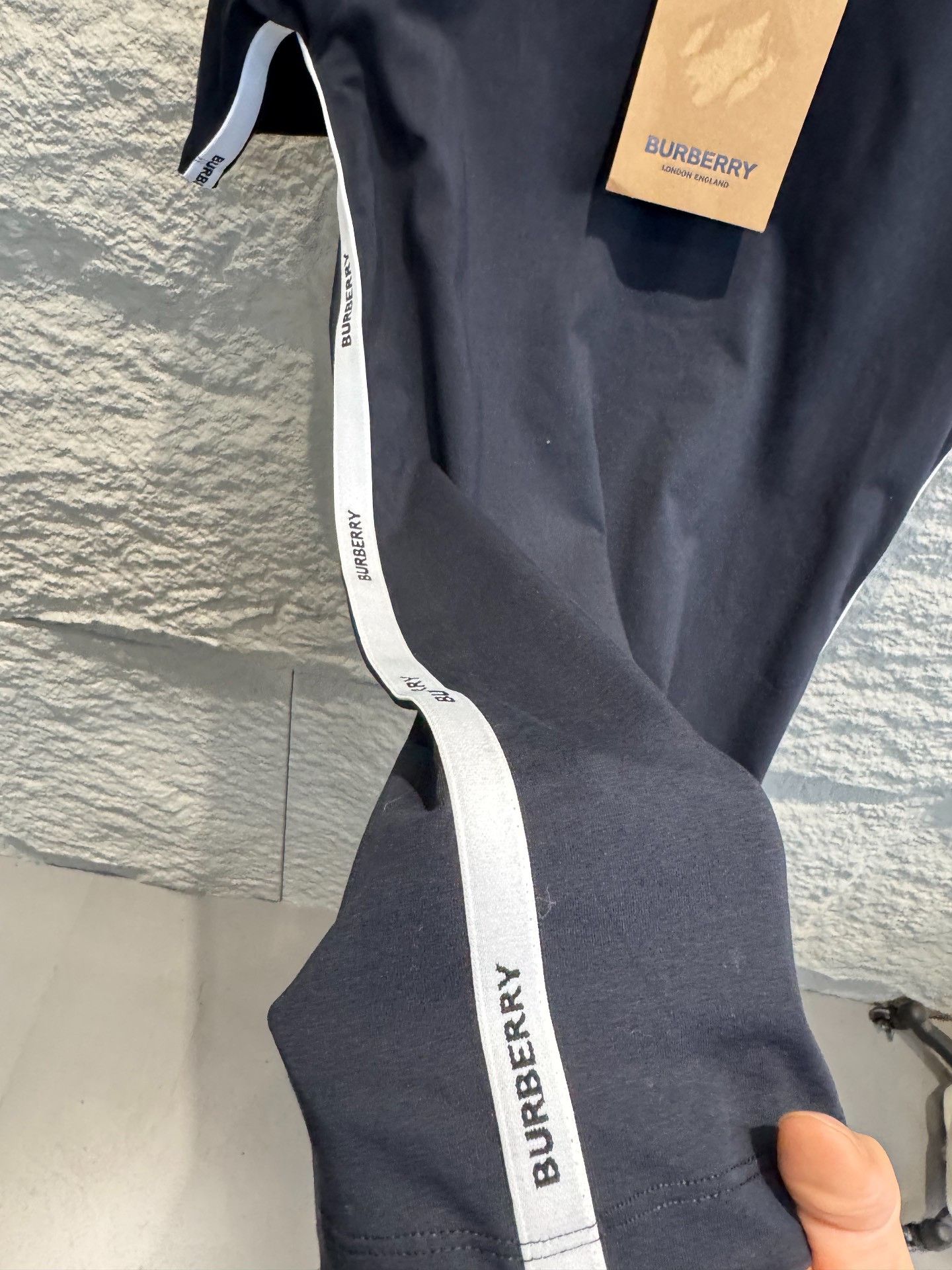 Burberry Burberry Logo Tape T-Shirt Size L Size US L / EU 52-54 / 3 - 5 Thumbnail