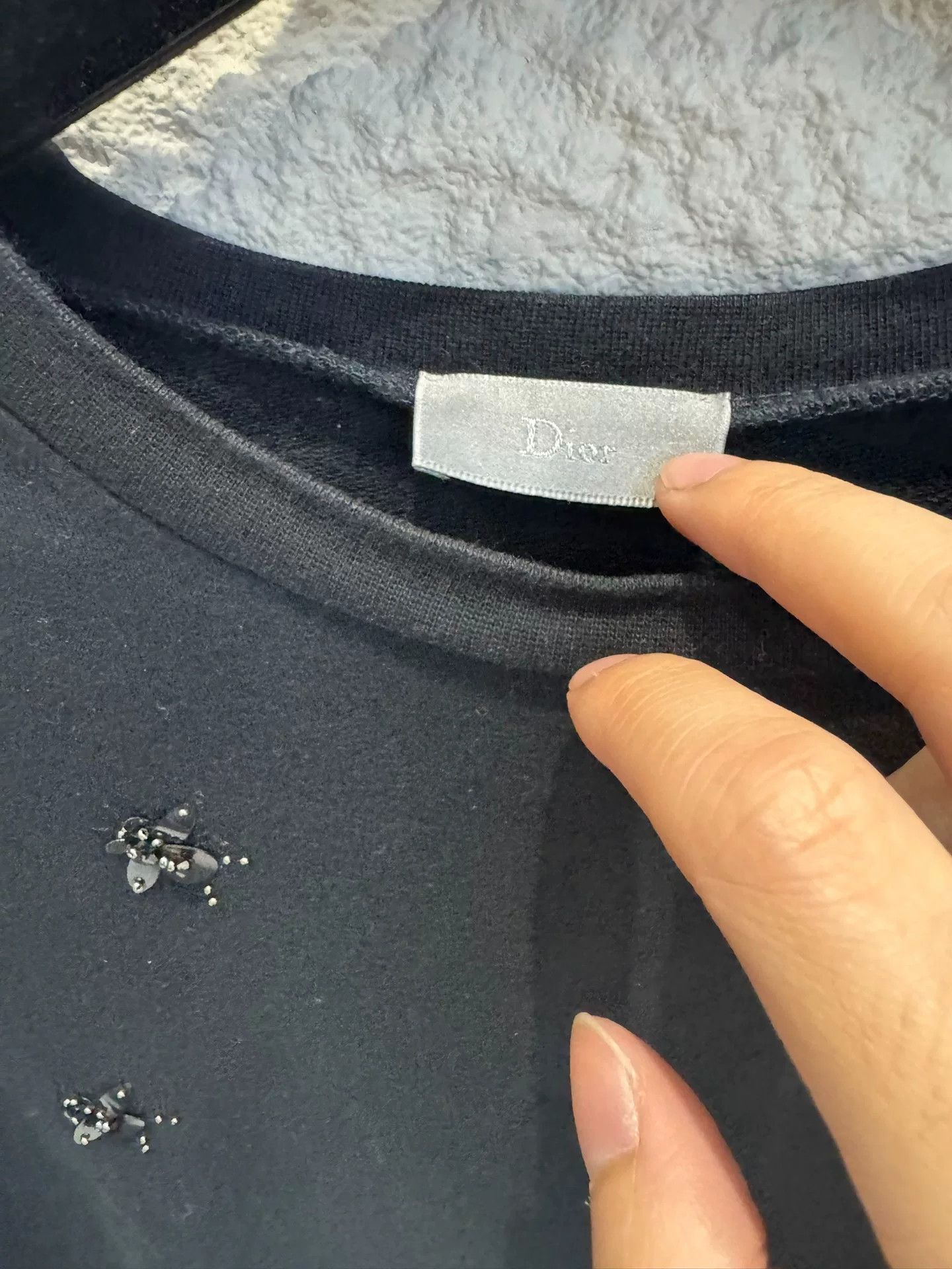 Dior Dior Bee Embroidery T-Shirt Size XL Size US XL / EU 56 / 4 - 3 Thumbnail