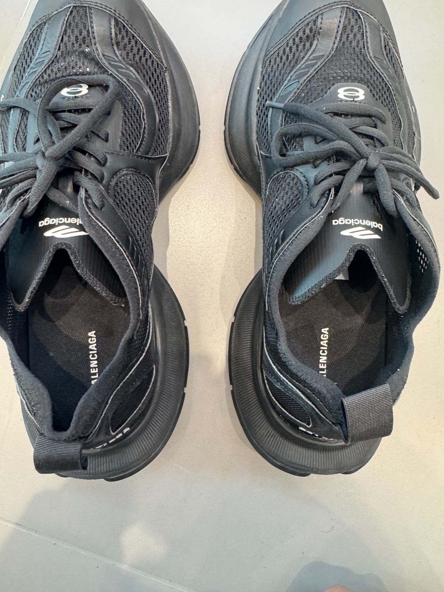Balenciaga Balenciaga Circuit Black Sneakers Size 8 Size US 8 / EU 41 - 4 Thumbnail