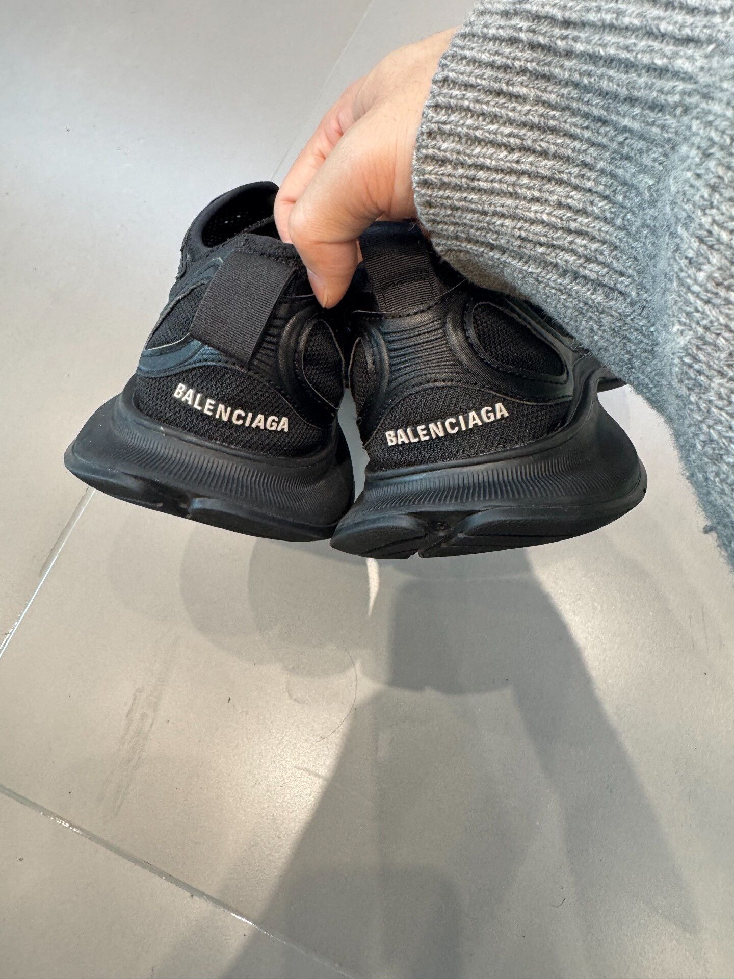 Balenciaga Balenciaga Circuit Black Sneakers Size 8 Size US 8 / EU 41 - 5 Thumbnail