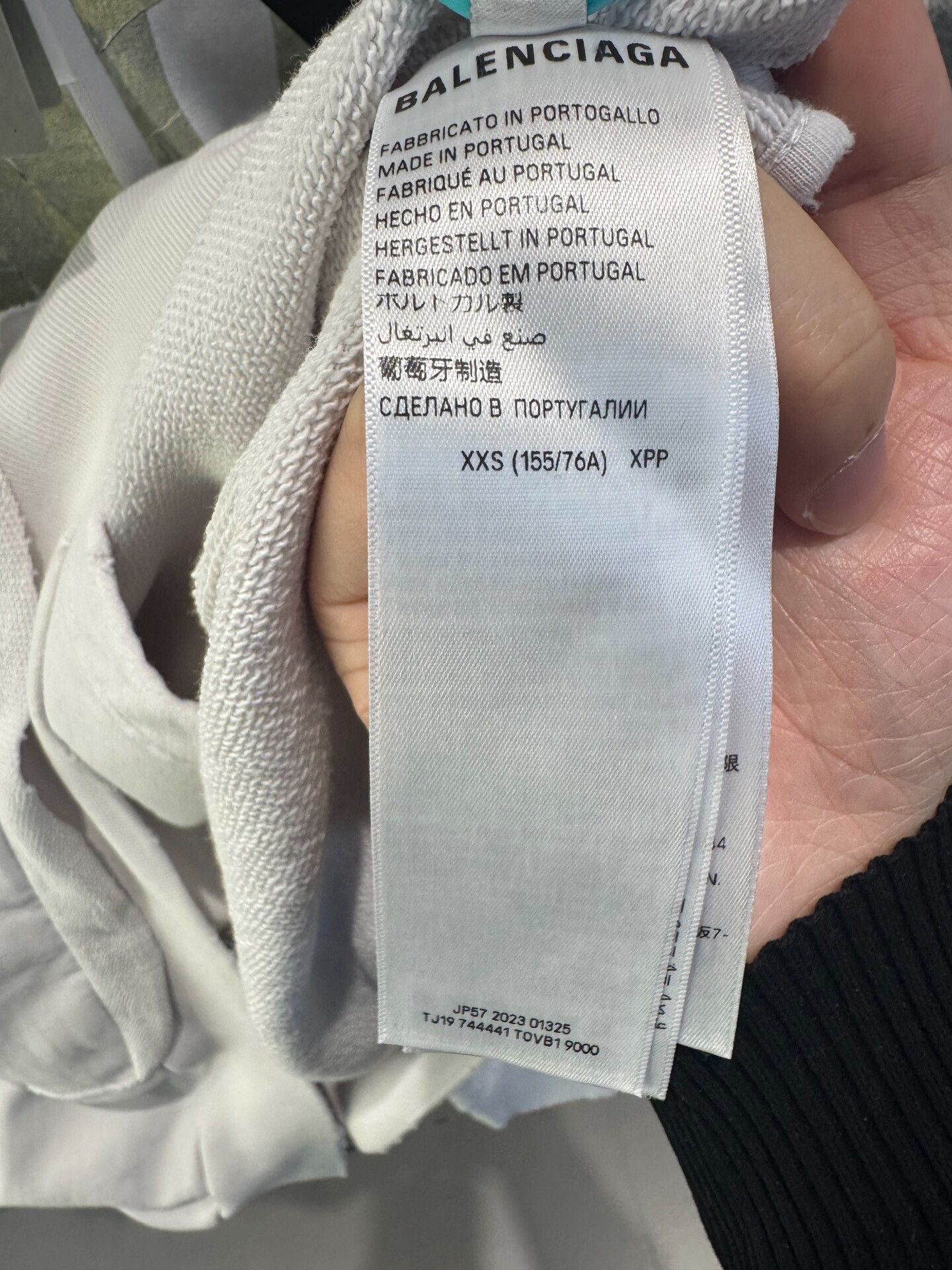 Balenciaga Balenciaga Tape Logo Hoodie Size XXS Size US XXS / EU 40 - 4 Thumbnail