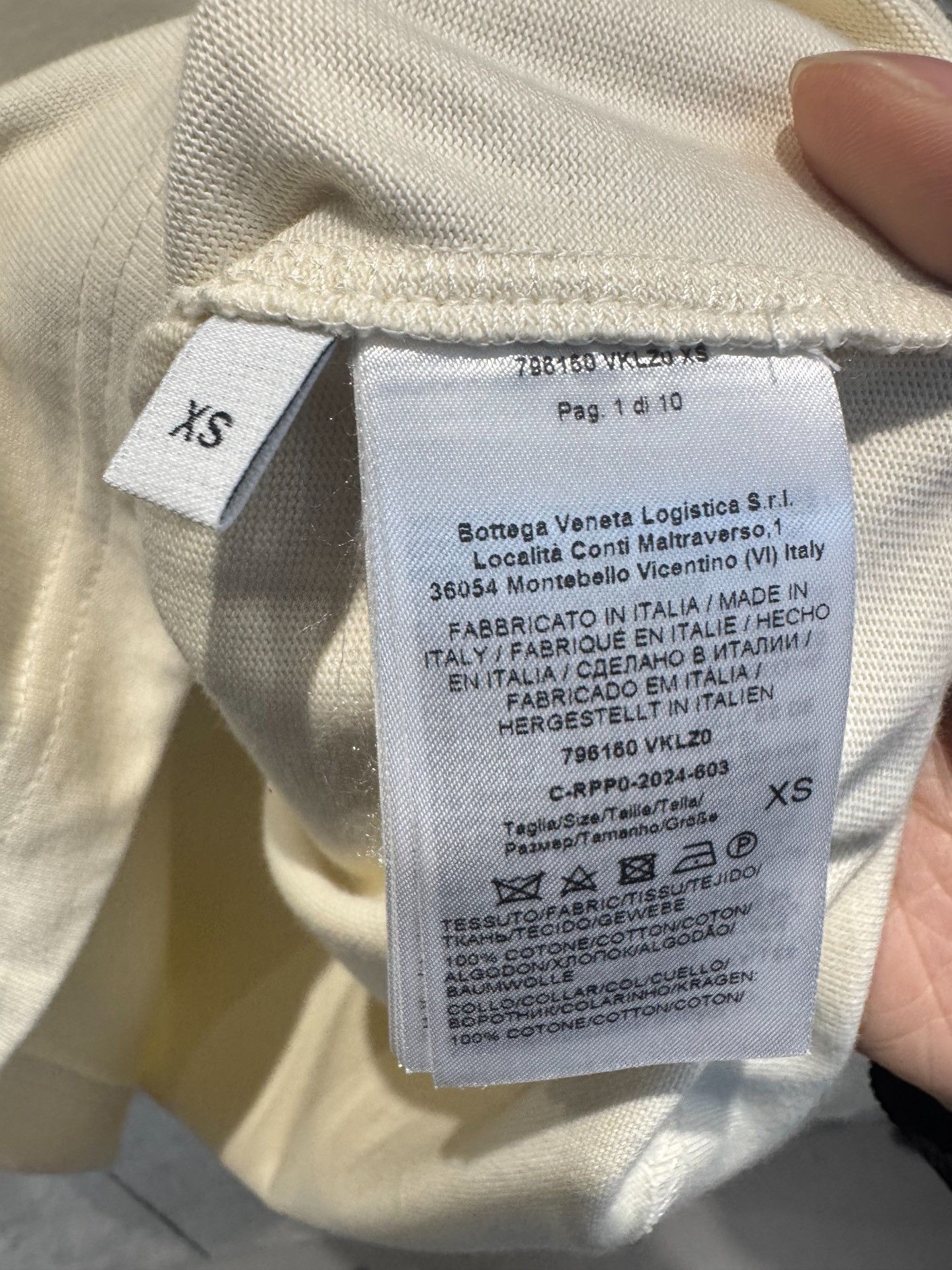 Bottega Veneta Bottega Veneta Leather Pocket T-Shirt XS Size XS / US 0-2 / IT 36-38 - 6 Thumbnail