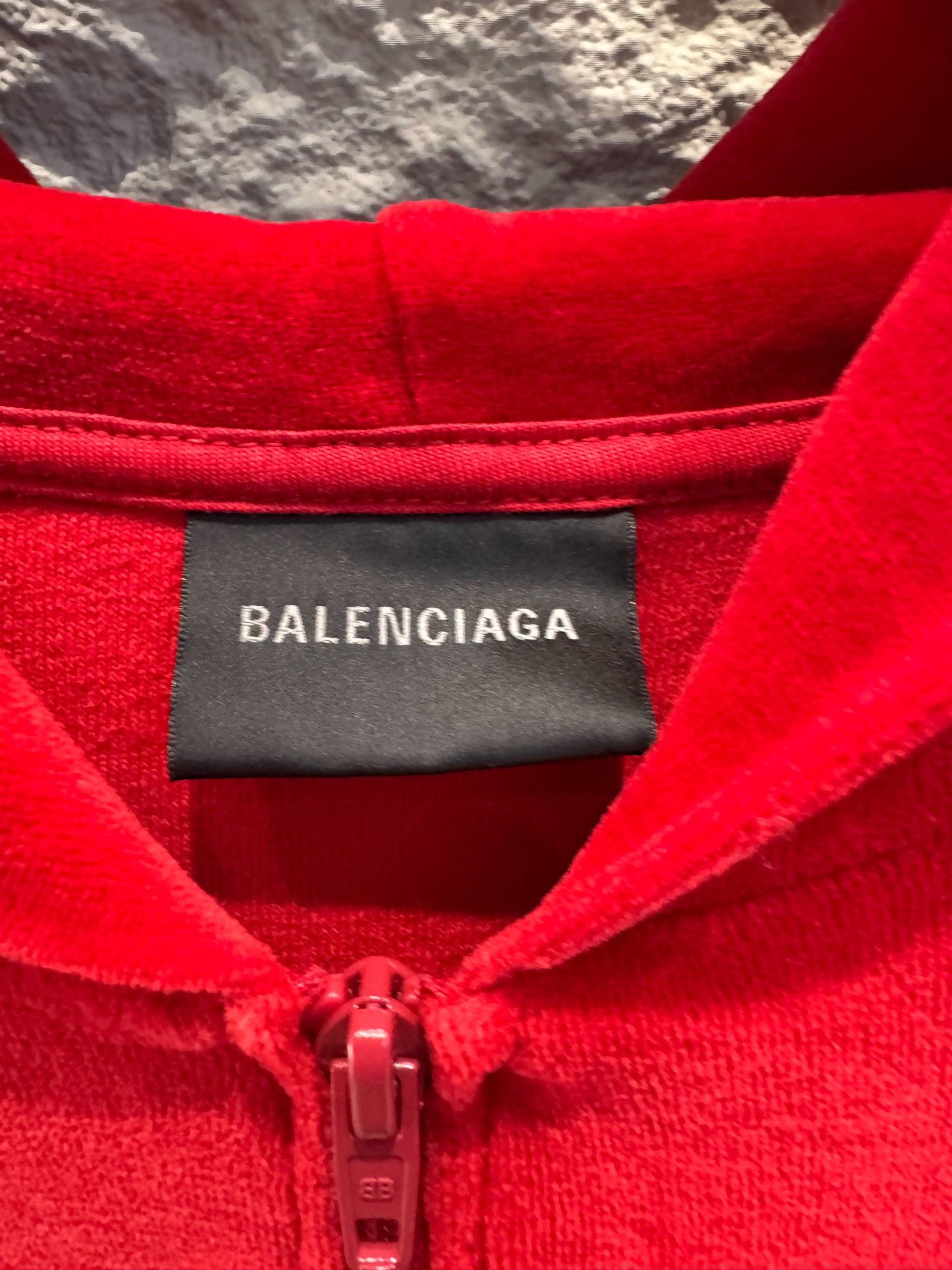 Balenciaga Balenciaga Rhinestone Logo Zip Up Hoodie Size S Size S / US 4 / IT 40 - 4 Thumbnail