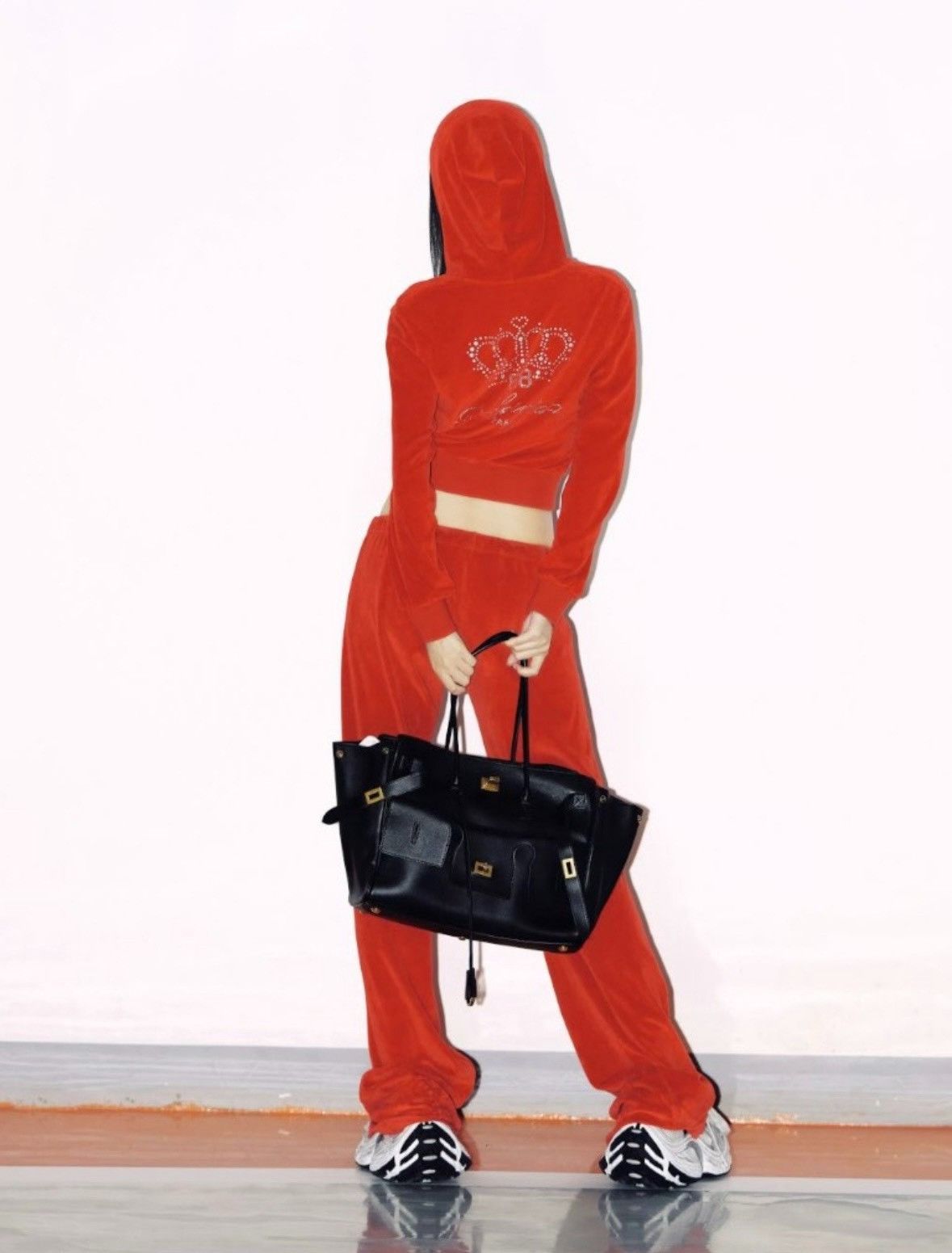 Balenciaga Balenciaga Rhinestone Logo Zip Up Hoodie Size S Size S / US 4 / IT 40 - 7 Thumbnail