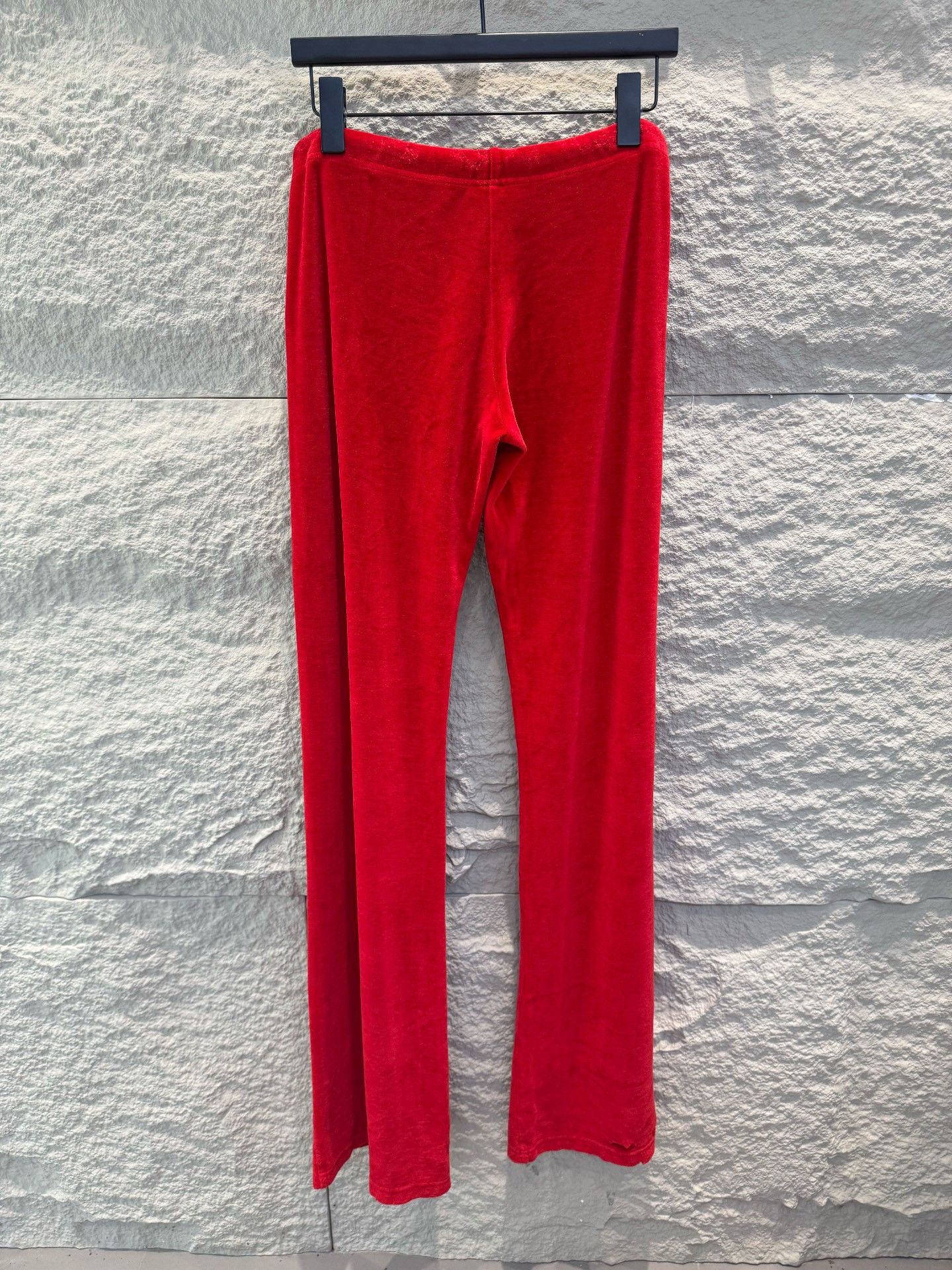 Balenciaga Balenciaga Red Velour Sweatpants Size S Size 27" / US 4 / IT 40 - 4 Thumbnail