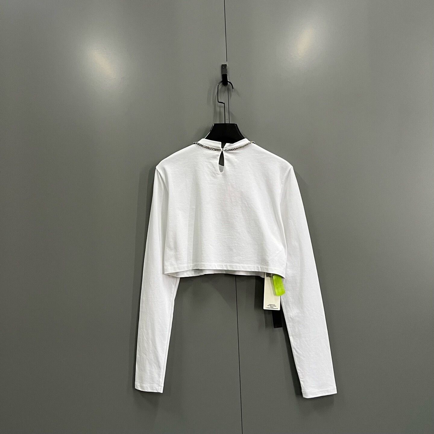 Miu Miu Miu Miu Rhinestone Collar Long Sleeve T-Shirt Size M Size M / US 6-8 / IT 42-44 - 3 Thumbnail
