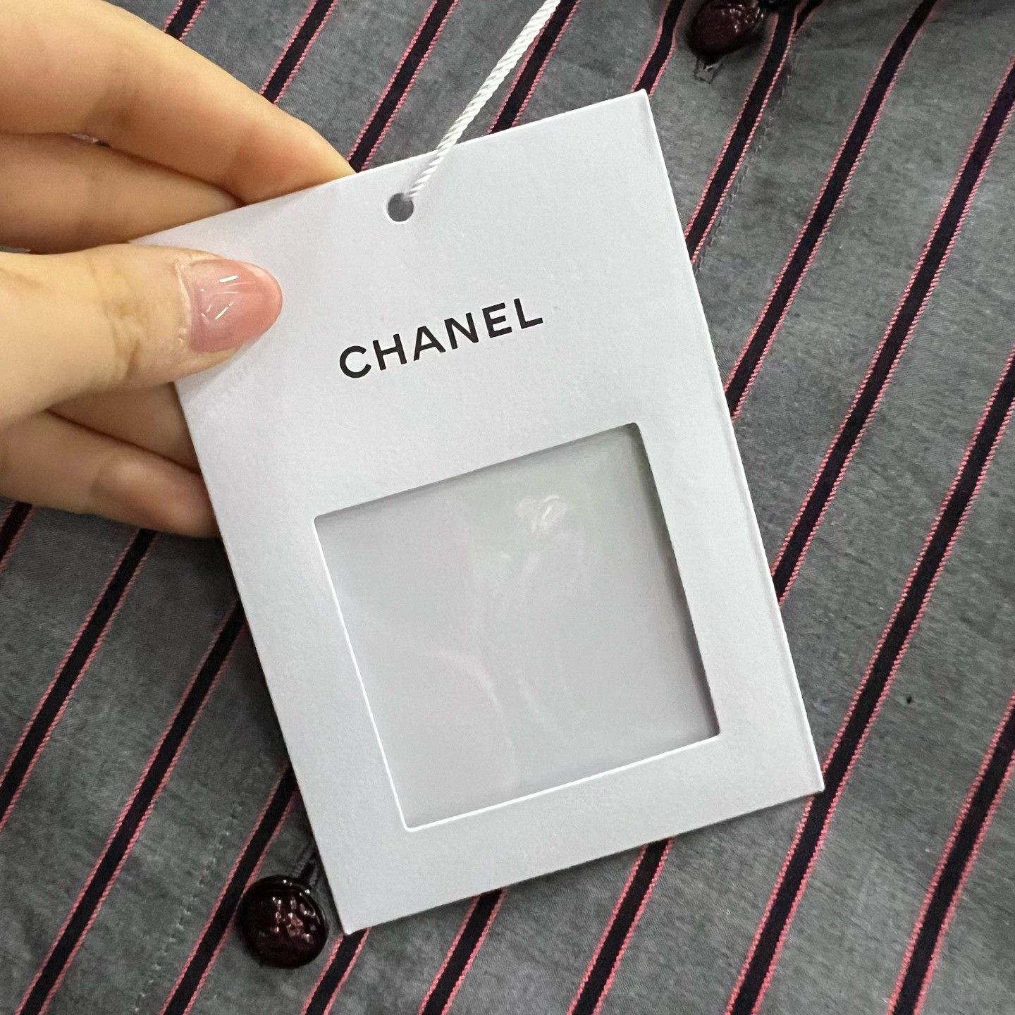 Chanel Chanel Striped Button Up Shirt Size 34 Size XS / US 0-2 / IT 36-38 - 5 Thumbnail