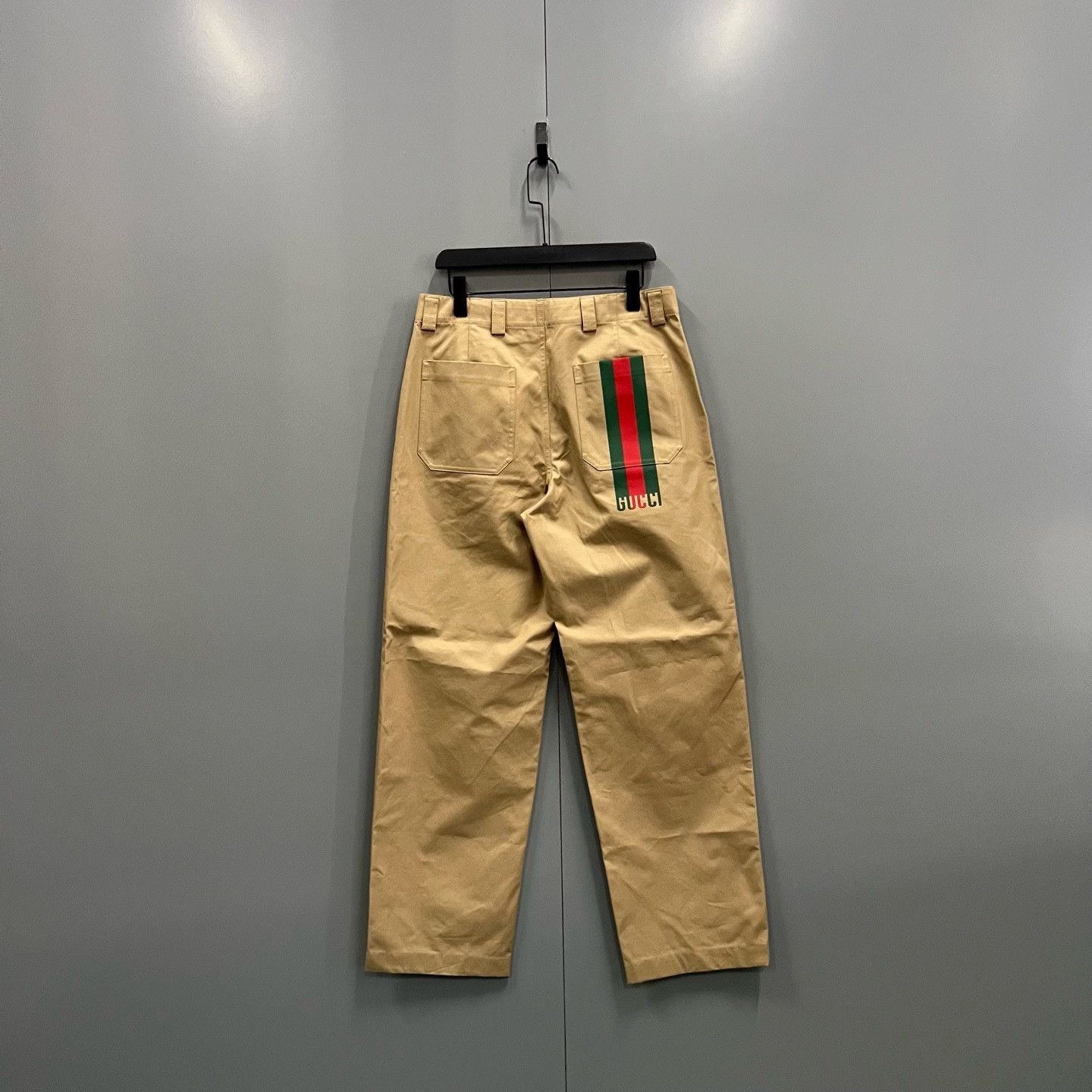 Gucci Gucci Web Stripe Cotton Trousers Size 30 Size US 30 / EU 46 - 3 Thumbnail