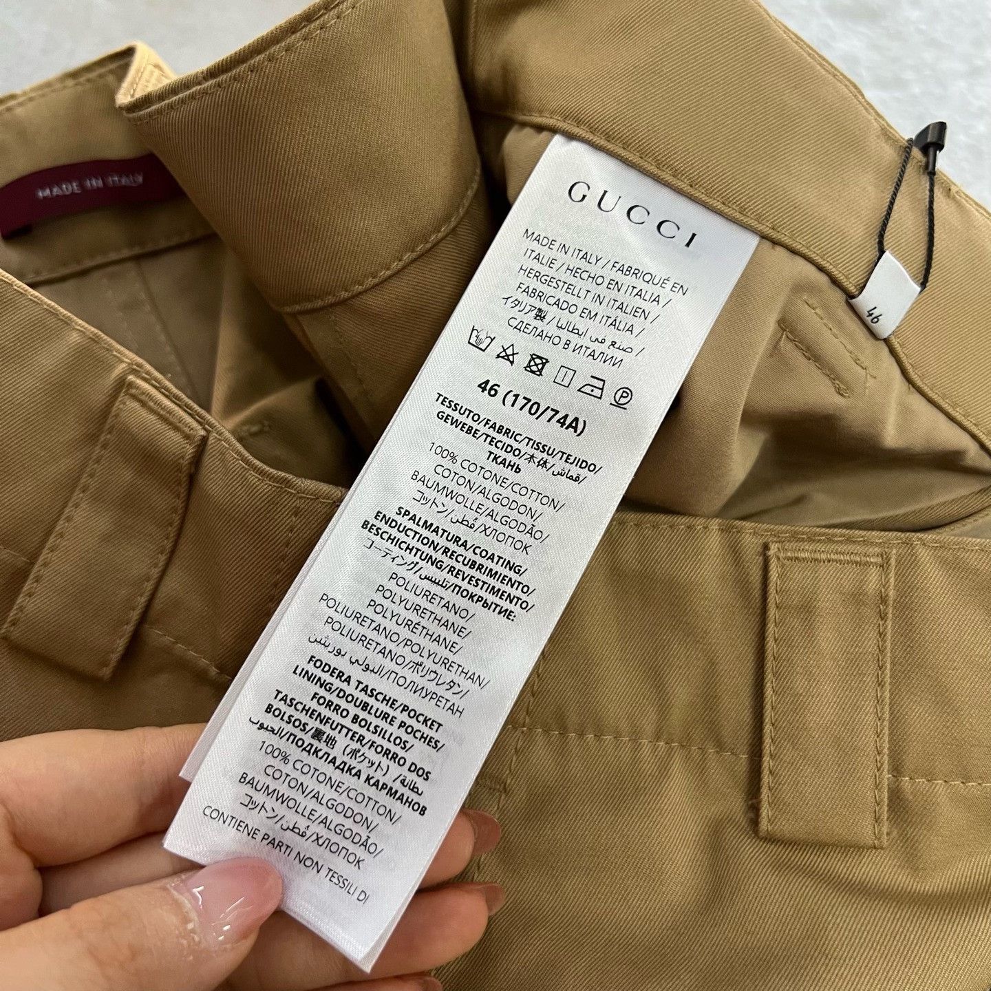 Gucci Gucci Web Stripe Cotton Trousers Size 30 Size US 30 / EU 46 - 5 Thumbnail