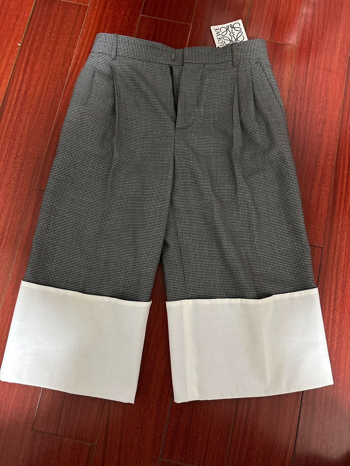 Loewe Loewe Houndstooth Cropped Pants Size 44 Size US 28 / EU 44 - 2 Thumbnail