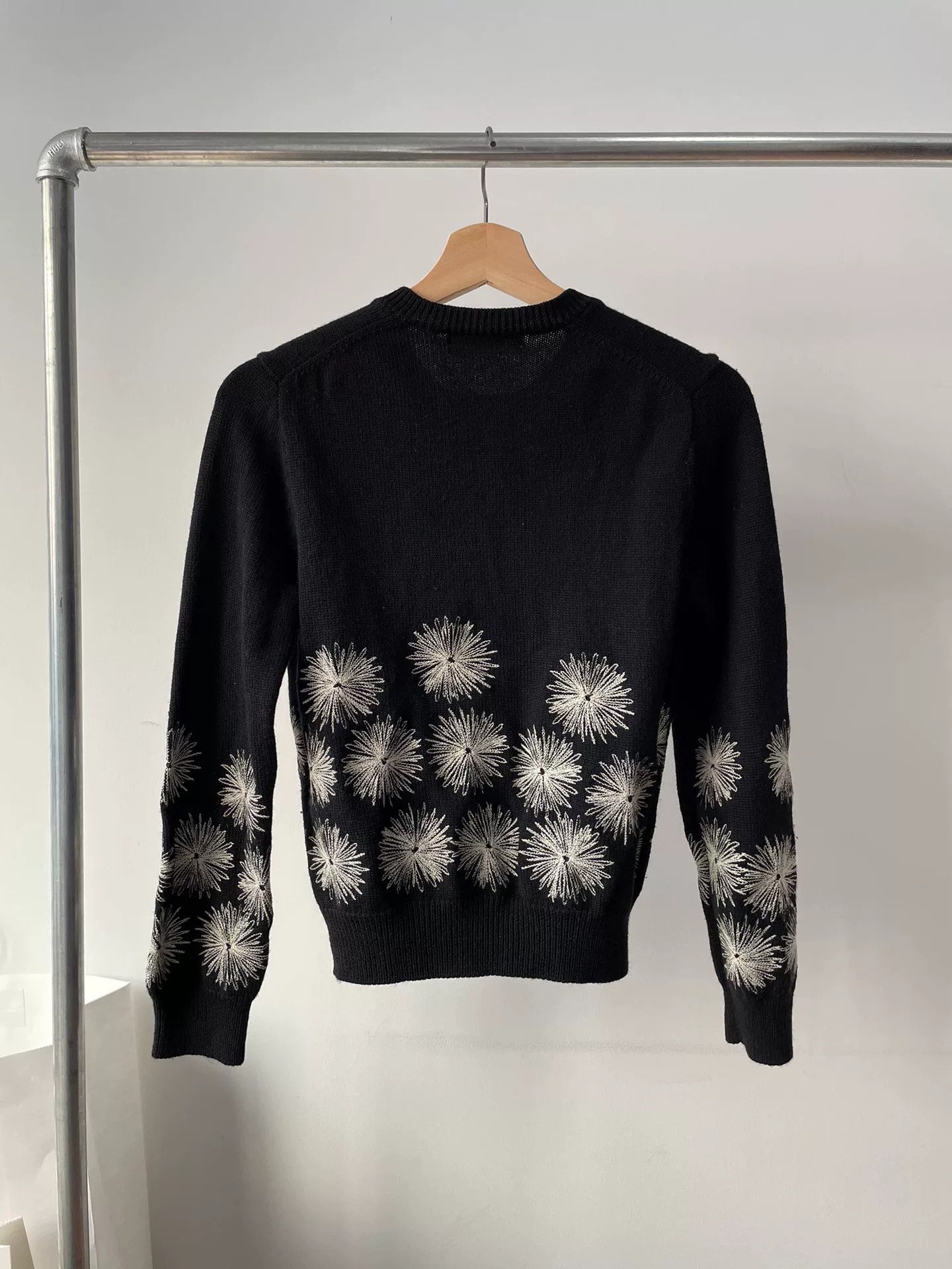Rei Kawakubo Comme des Garcons Black Firework Cardigan Size M / US 6-8 / IT 42-44 - 2 Thumbnail