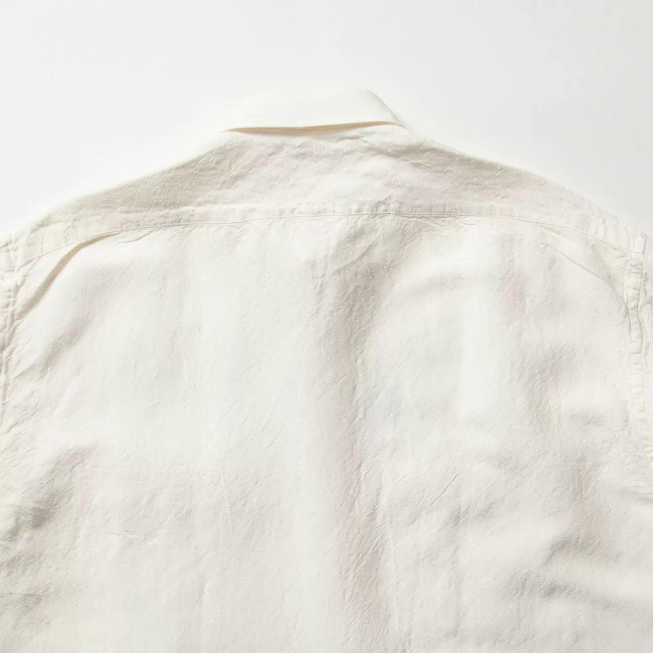 Porter Classic Porter Classic Bamboo Linen White Shirt Size US M / EU 48-50 / 2 - 7 Thumbnail