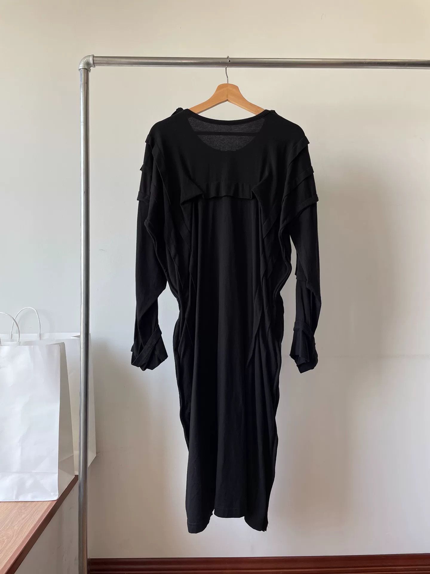 Limi Feu Limi Feu Black Long Cardigan Dress Size S / US 4 / IT 40 - 2 Thumbnail