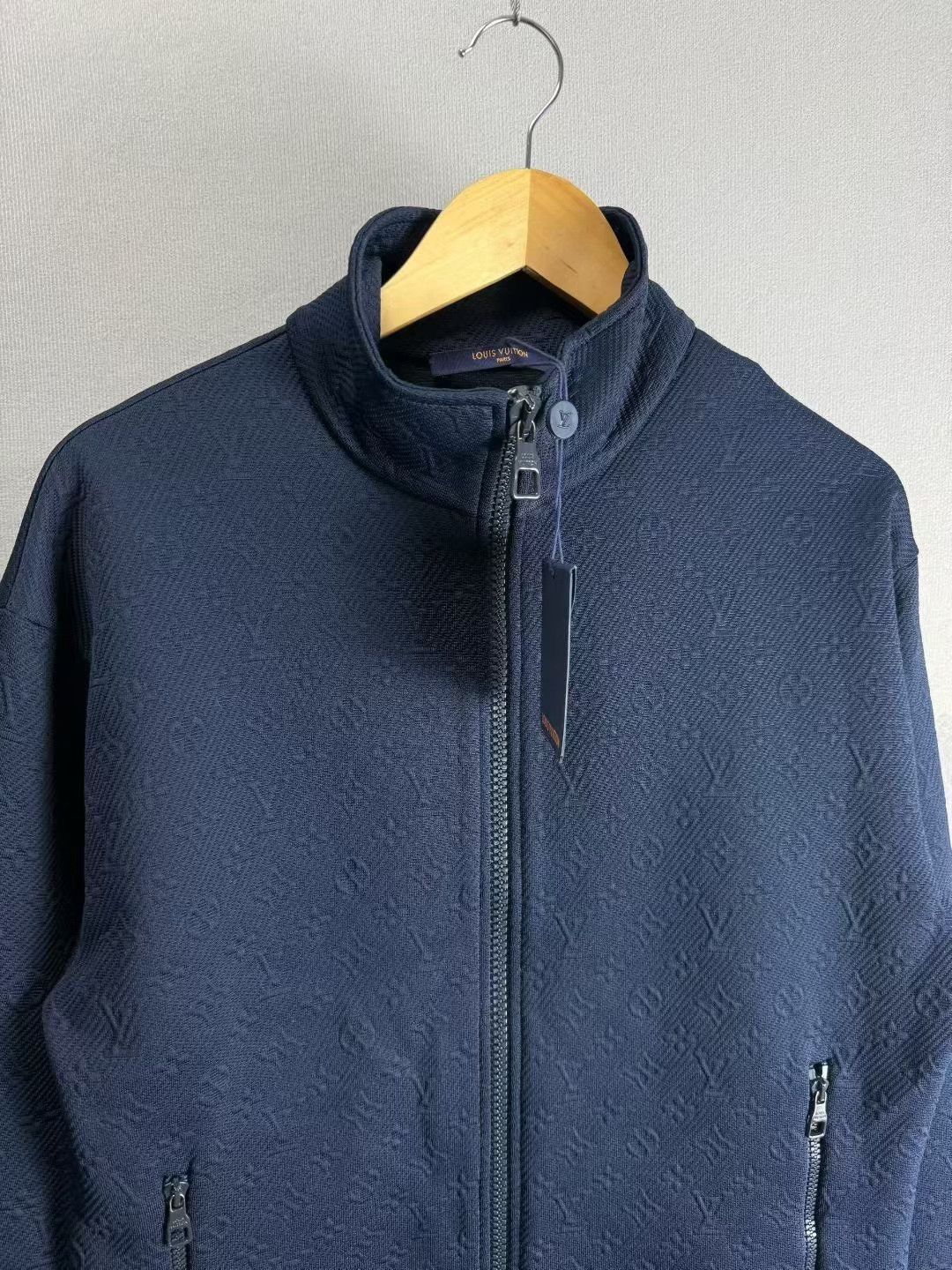 Louis Vuitton Louis Vuitton Dark Blue Monogram Zip Jacket Size US S / EU 44-46 / 1 - 3 Thumbnail