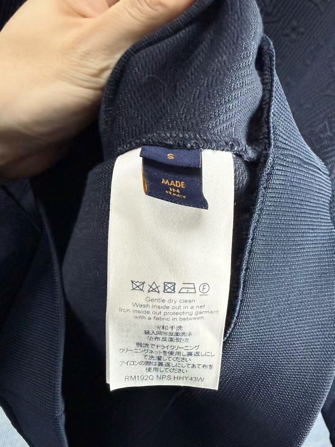 Louis Vuitton Louis Vuitton Dark Blue Monogram Zip Jacket Size US S / EU 44-46 / 1 - 4 Thumbnail