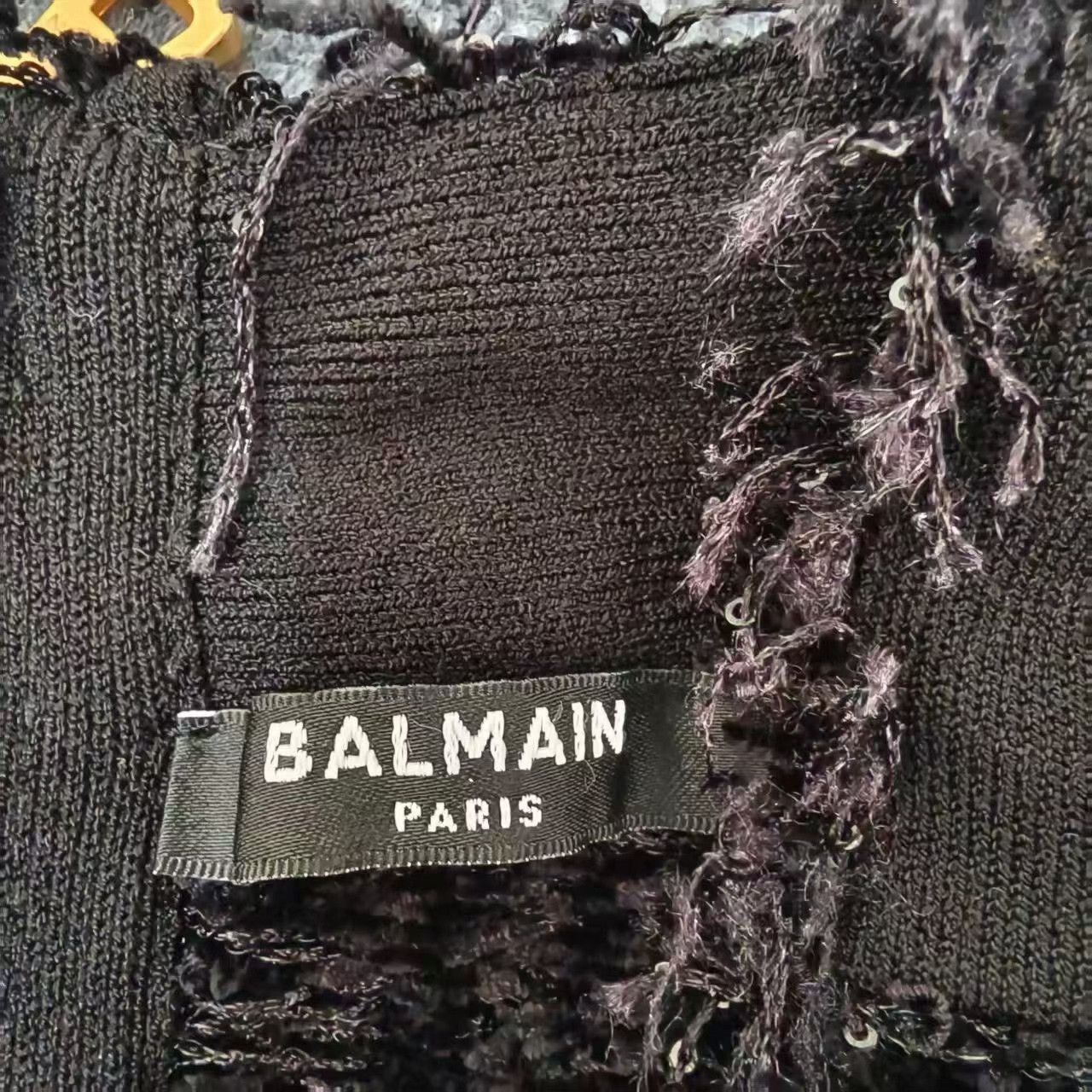 Balmain BALMAIN Tweed Fringe Camisole Size XXS / US 00 / IT 34 - 3 Thumbnail
