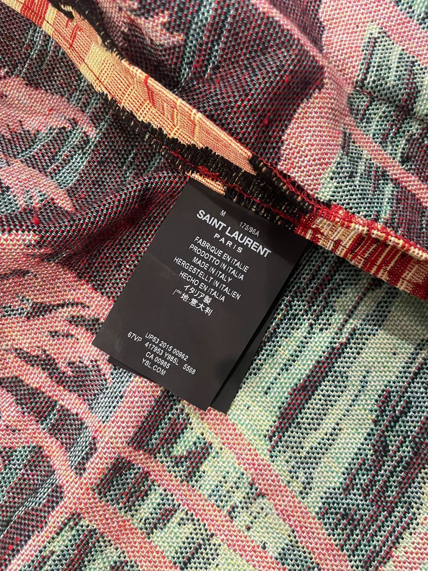 Hedi Slimane Saint Laurent 2016 SS Palm Tree Jacket Size US M / EU 48-50 / 2 - 4 Thumbnail