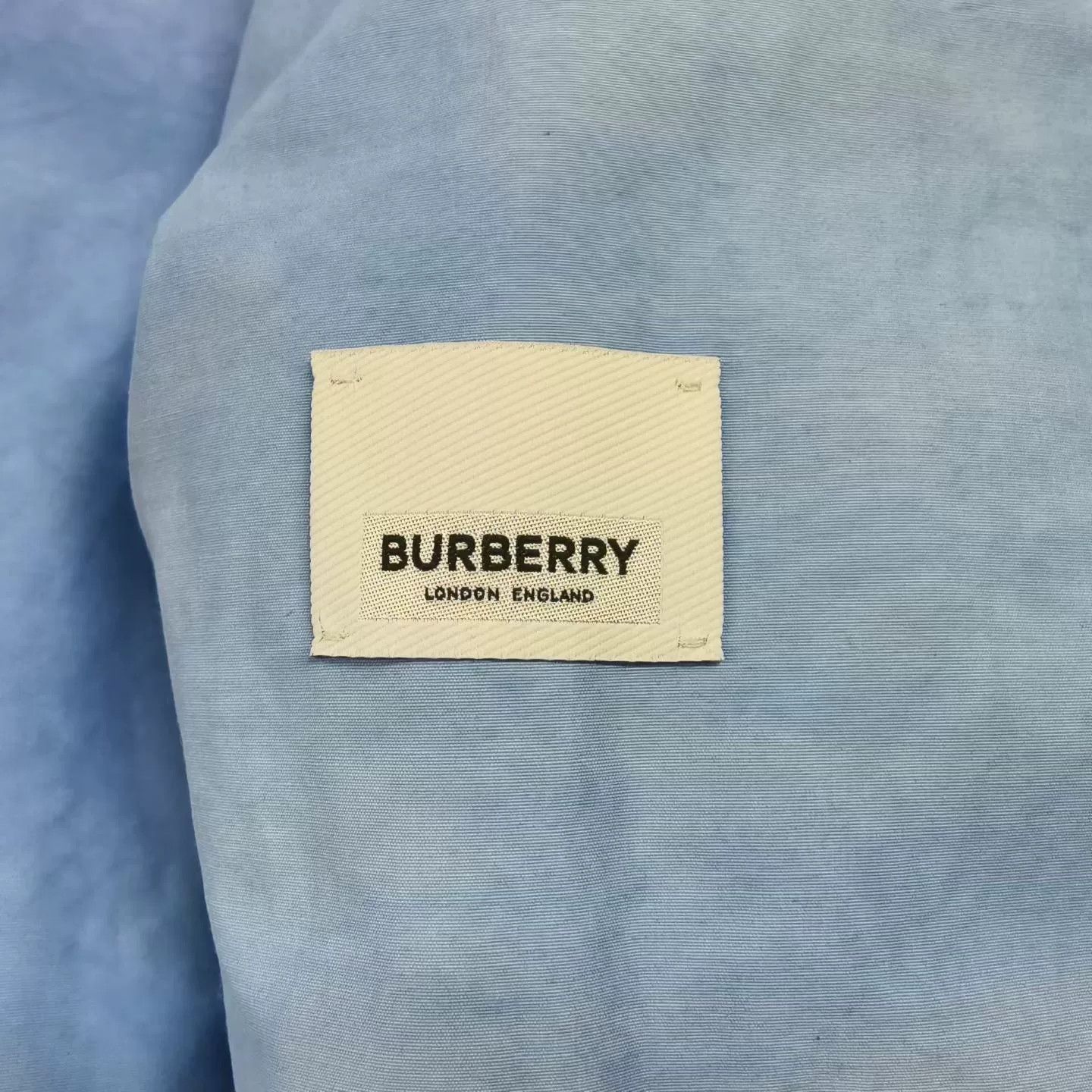 Burberry Burberry Light Blue Hooded Zip Jacket Size US L / EU 52-54 / 3 - 3 Thumbnail