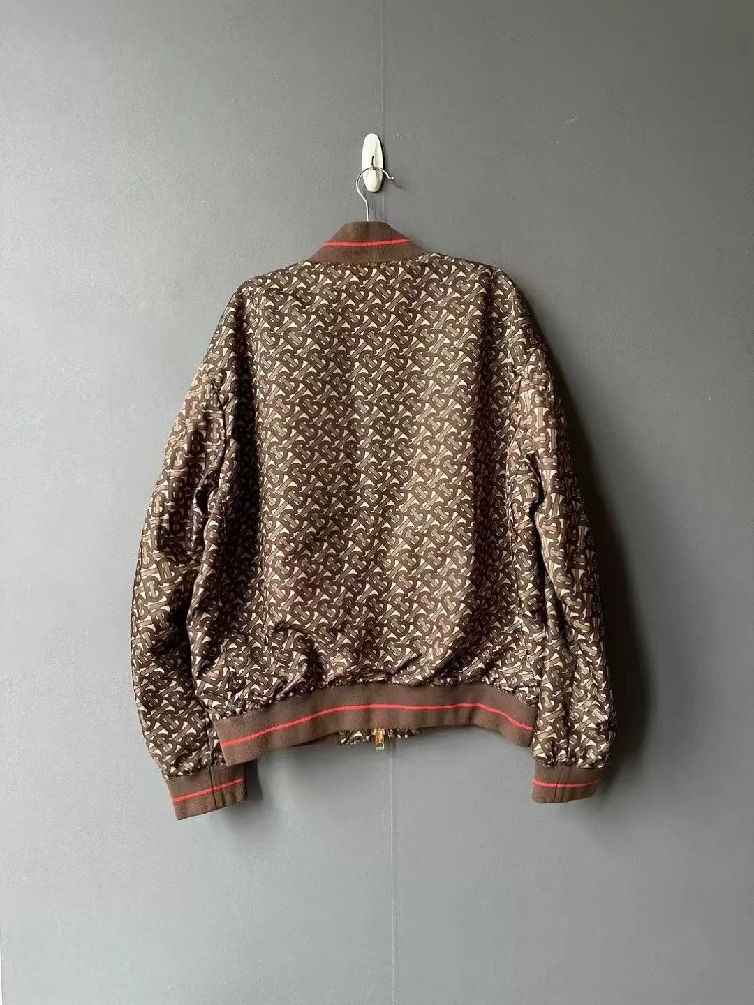 Burberry Burberry Brown All-Over Print Pilot Jacket Size US M / EU 48-50 / 2 - 2 Thumbnail