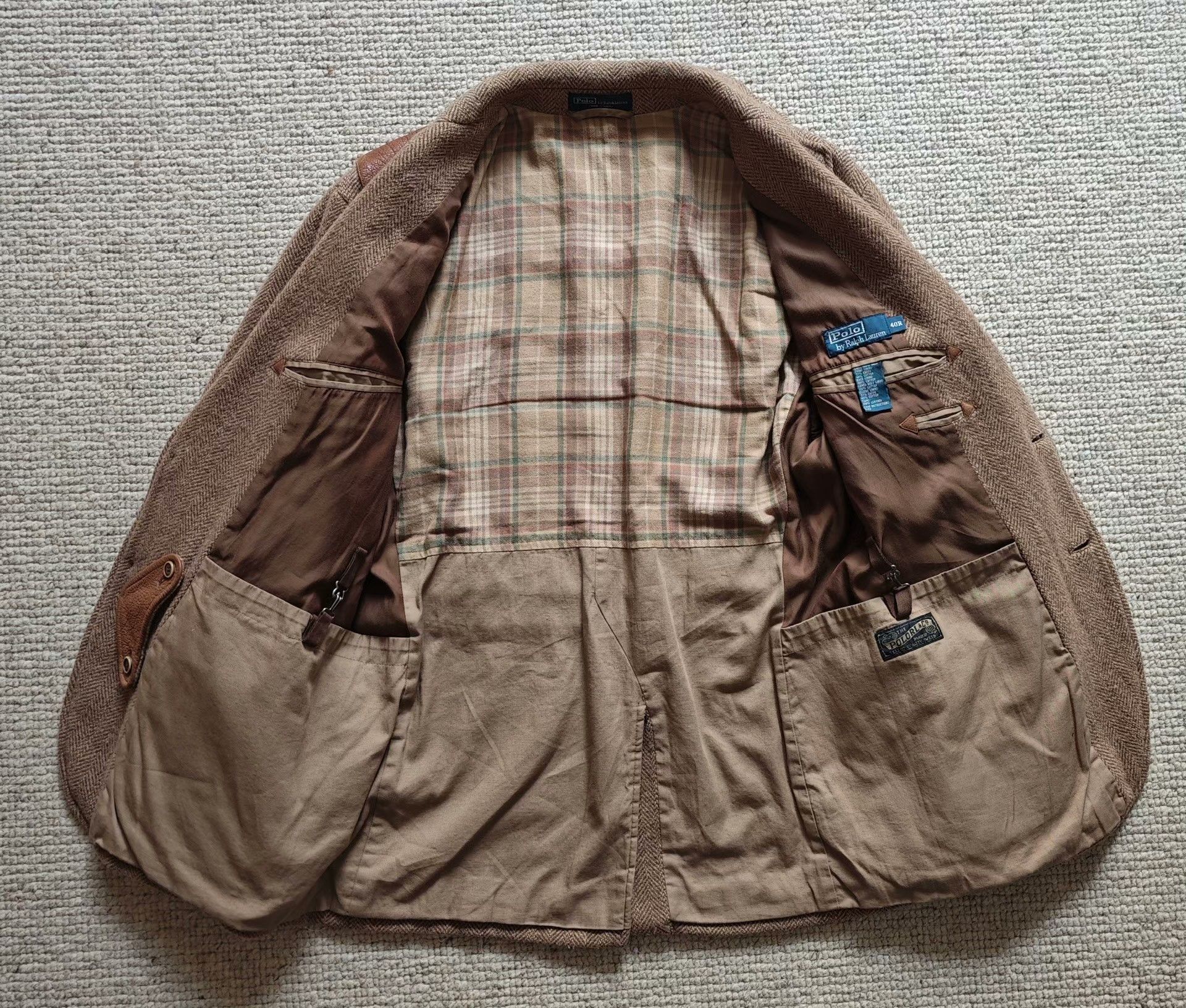 Polo Ralph Lauren Polo Ralph Lauren Tweed Hunting Jacket Size US M / EU 48-50 / 2 - 2 Thumbnail
