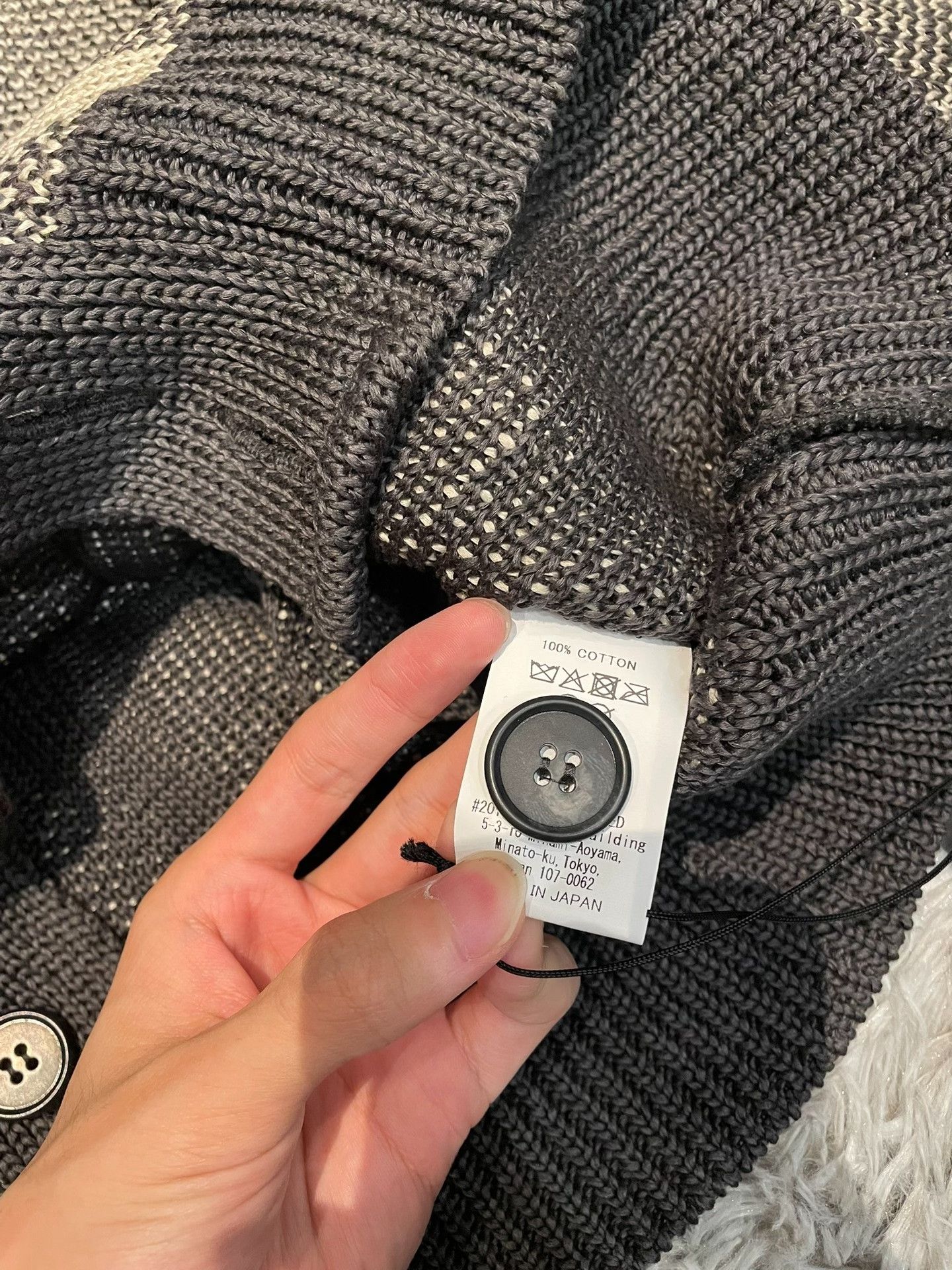 Cav Empt CE/CAVEMPT Grid Knit Cardigan Size US M / EU 48-50 / 2 - 5 Thumbnail