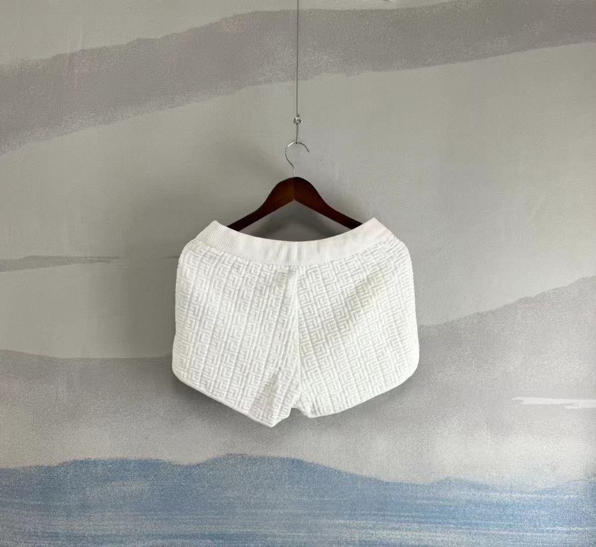 Balmain Balmain White Towel Texture Shorts Size 28" / US 6 / IT 42 - 3 Thumbnail