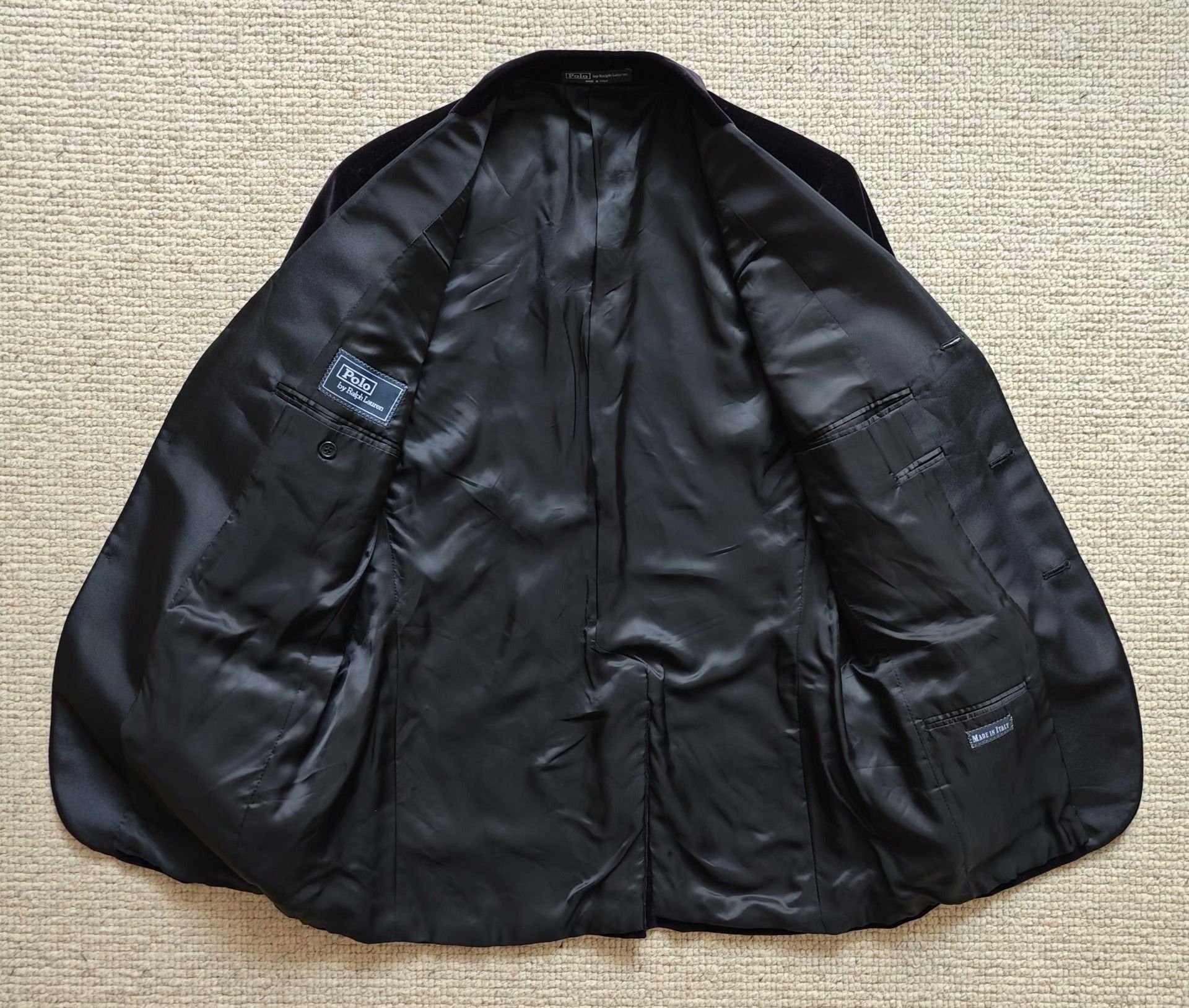 Polo Ralph Lauren Polo Ralph Lauren Men's Velvet Suit Jacket Size US M / EU 48-50 / 2 - 2 Thumbnail