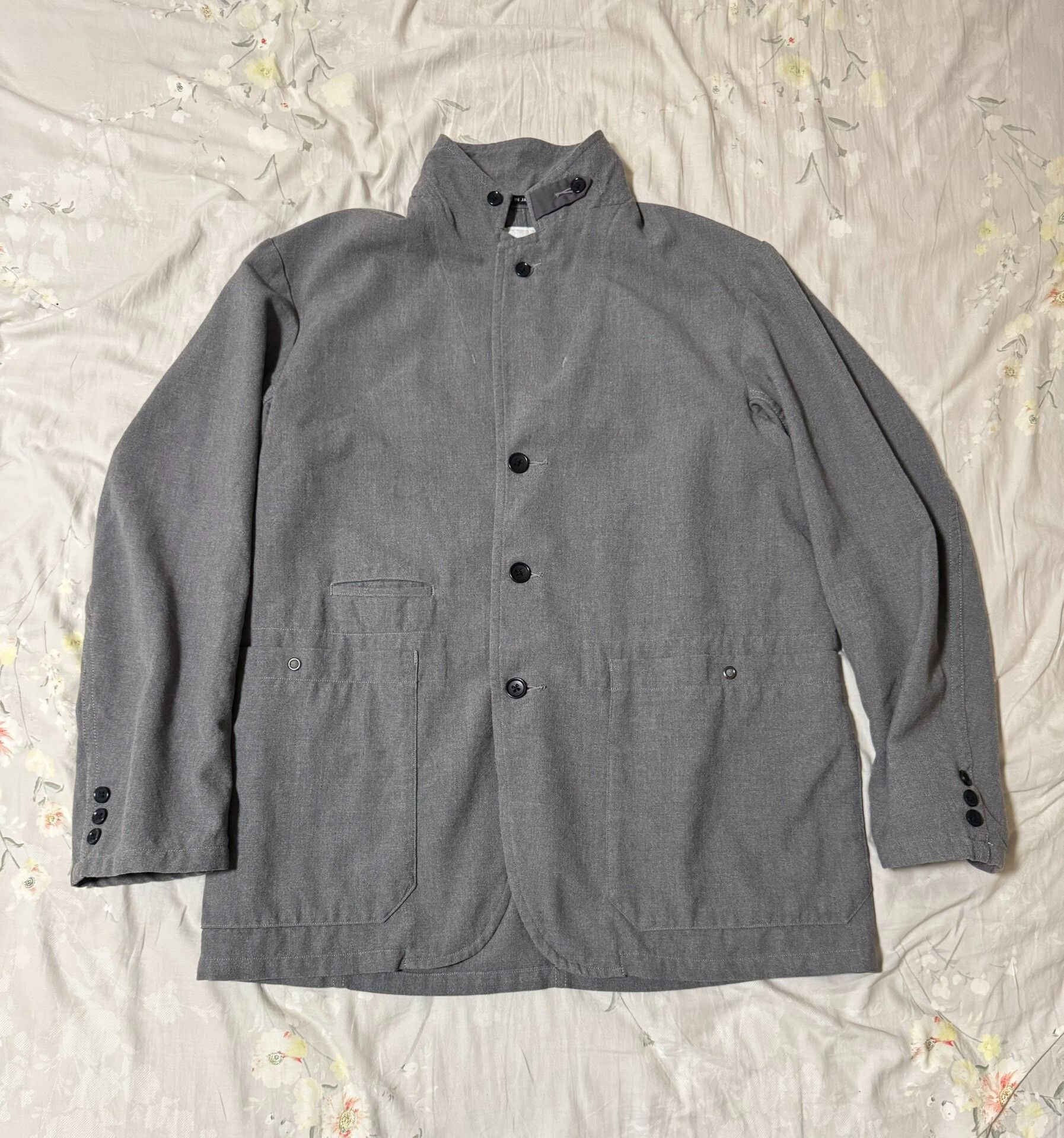 Nanamica nanamica 23SS Gray Wool-Blend Blazer Size US L / EU 52-54 / 3 - 3 Thumbnail