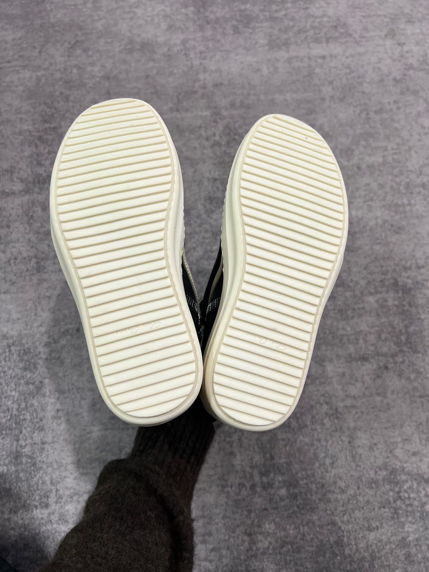 Rick Owens Rick Owens High-Top Black White Shoes Size US 6 / IT 36 - 9 Thumbnail