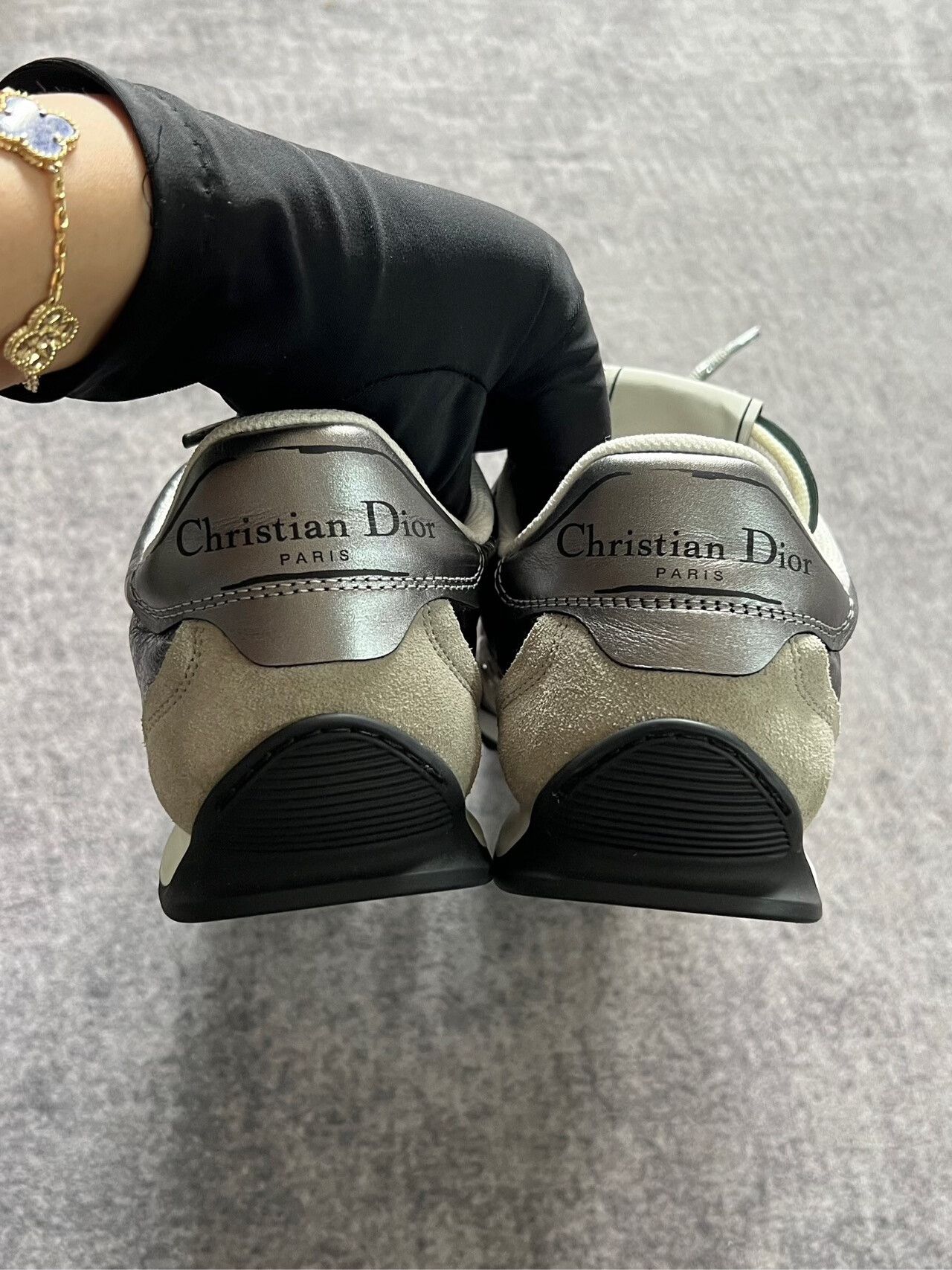Dior Silver Dior Training Shoes Size US 5.5 / IT 35.5 - 7 Thumbnail
