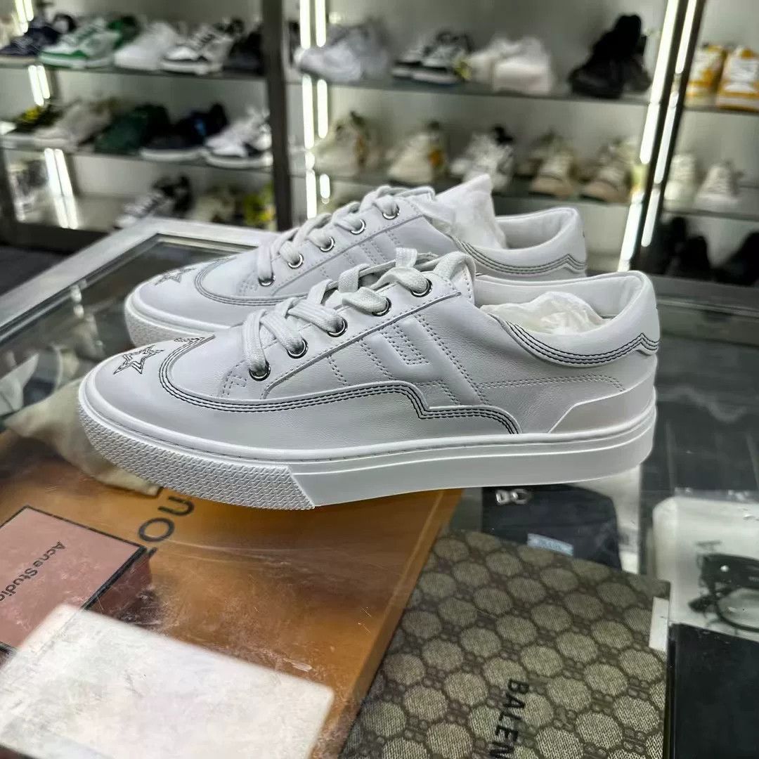 Hermes Hermes Star Embroidery White Sneakers Size US 7.5 / IT 37.5 - 2 Thumbnail