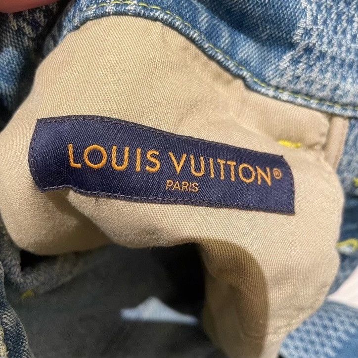 Louis Vuitton LV Checkerboard Flared Jeans Size 26 Size 26" / US 2 / IT 38 - 9 Thumbnail