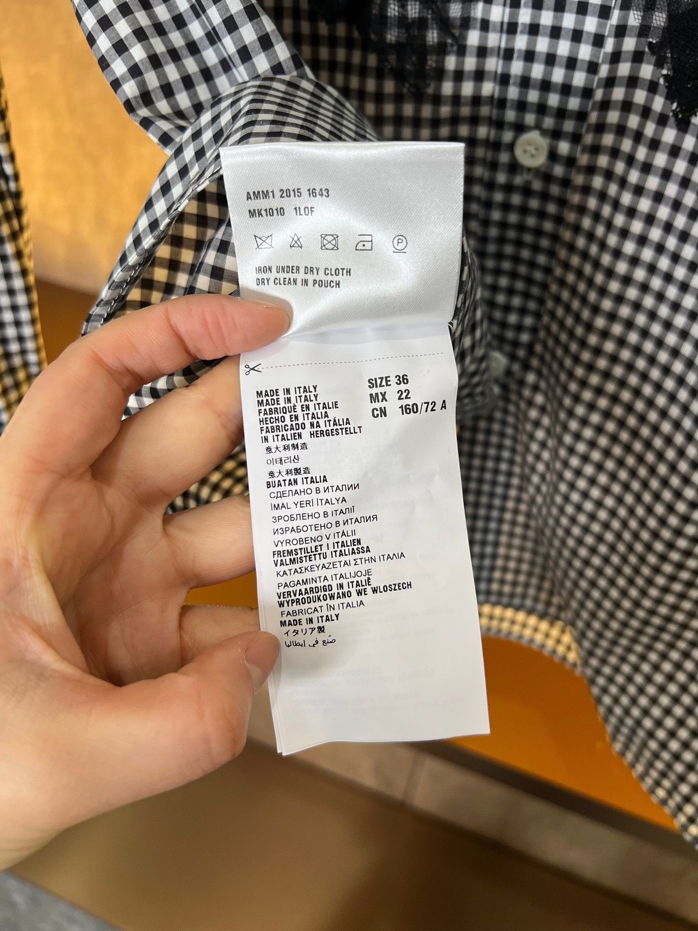 Miu Miu Miu Miu Gray Plaid Lace Shirt Size XS / US 0-2 / IT 36-38 - 5 Thumbnail